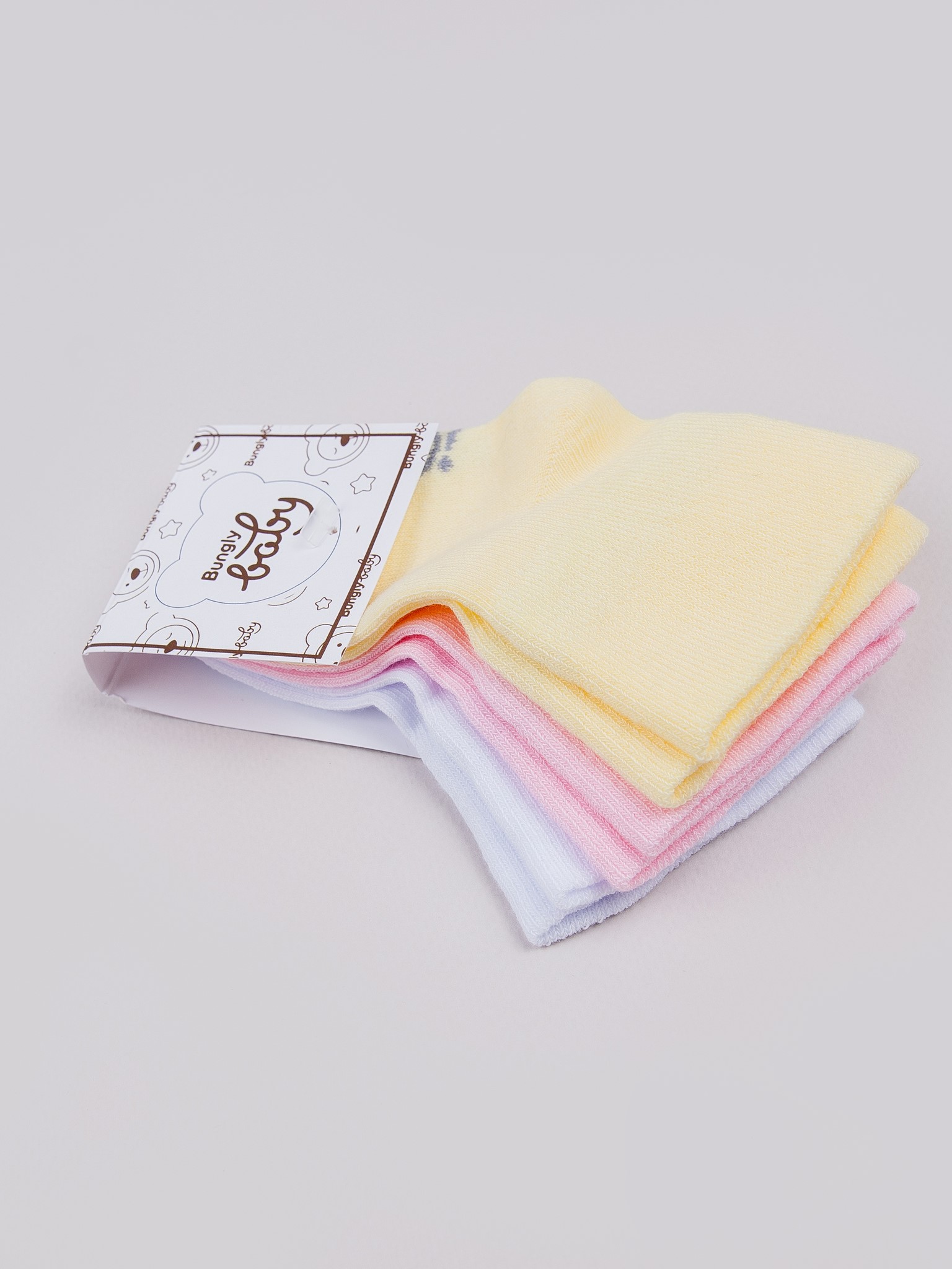 Носки 3 пары BUNGLY 1R4777/Нарцисс/Роза/Молоко - фото 5