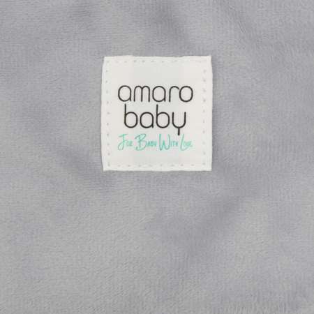 Пояс-грелка Amarobaby Warm Hugs светло-серый