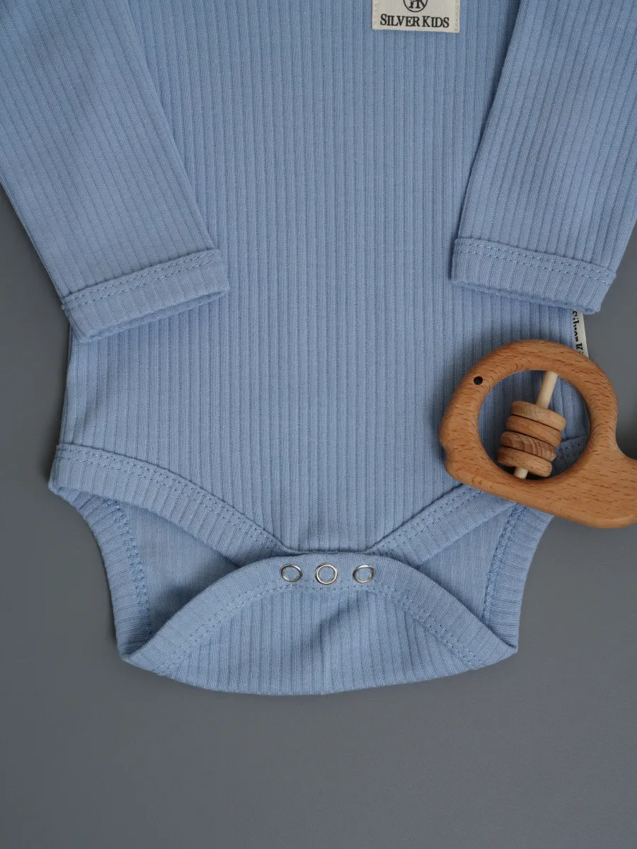 Боди 3 шт Супер Пупс нбр/3пр/бд/sk20/рубчик/морскаясказка - фото 21