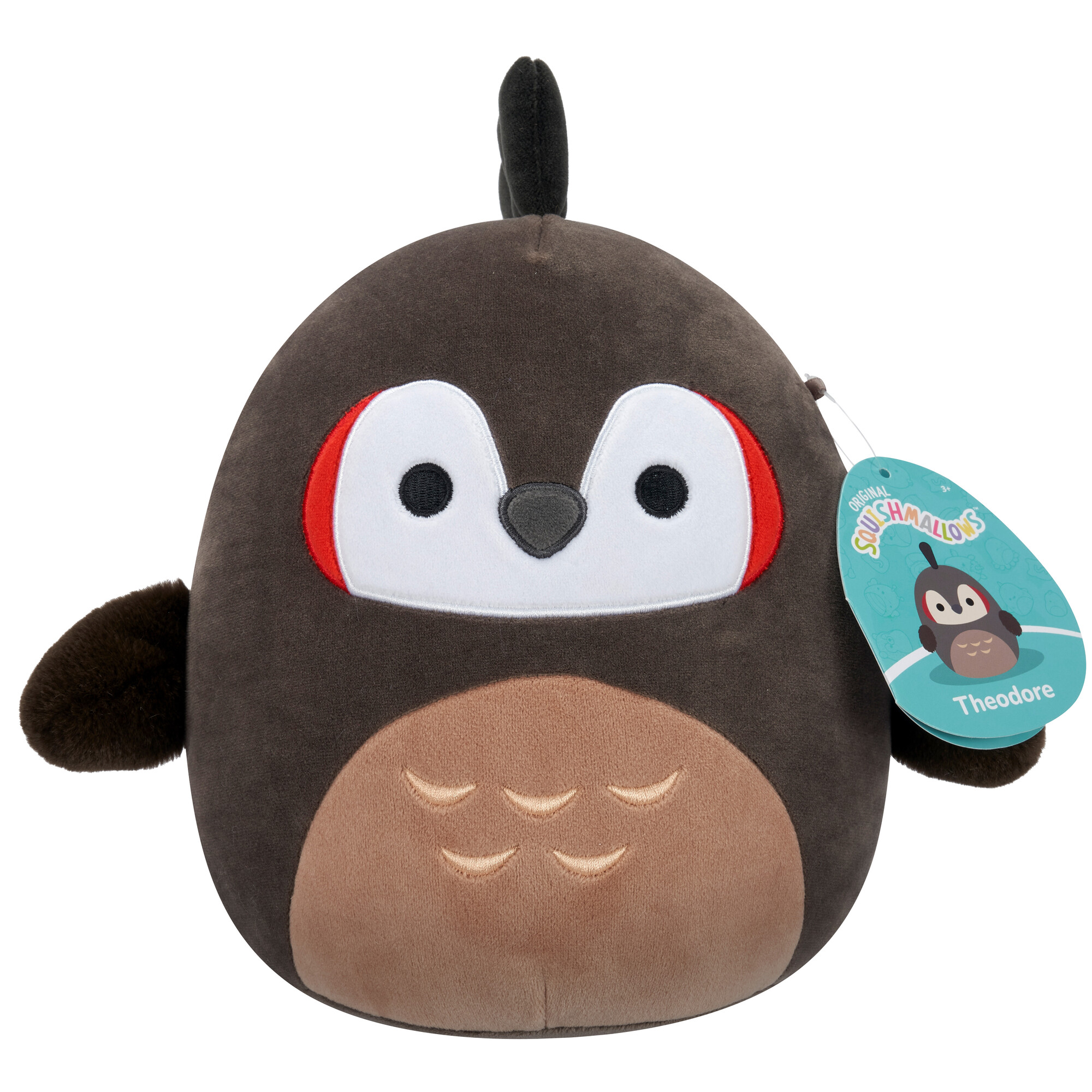 Игрушка мягкая Squishmallows Коричневый пингвиненок - фото 6