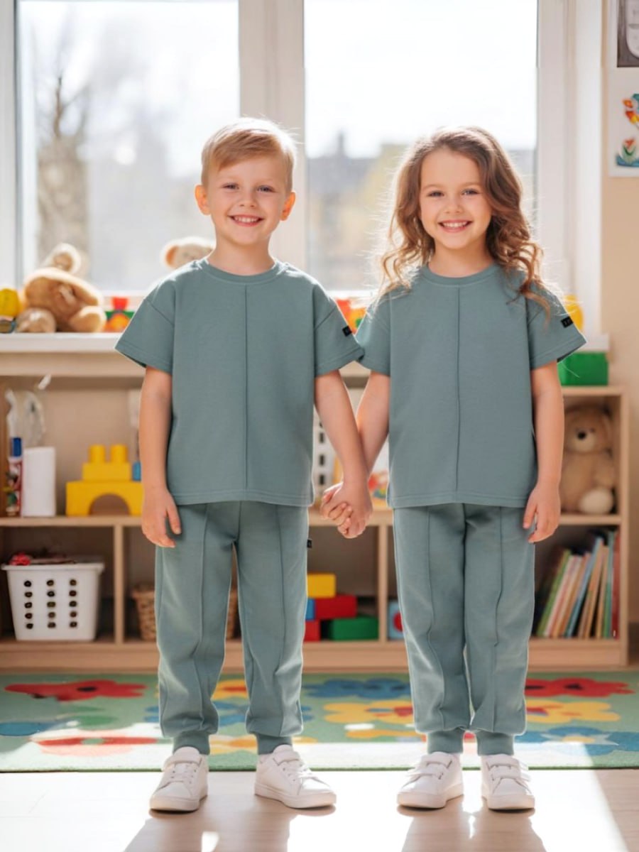 Спортивный костюм VEDDI 2080/6041фп-2024-полынь - фото 9