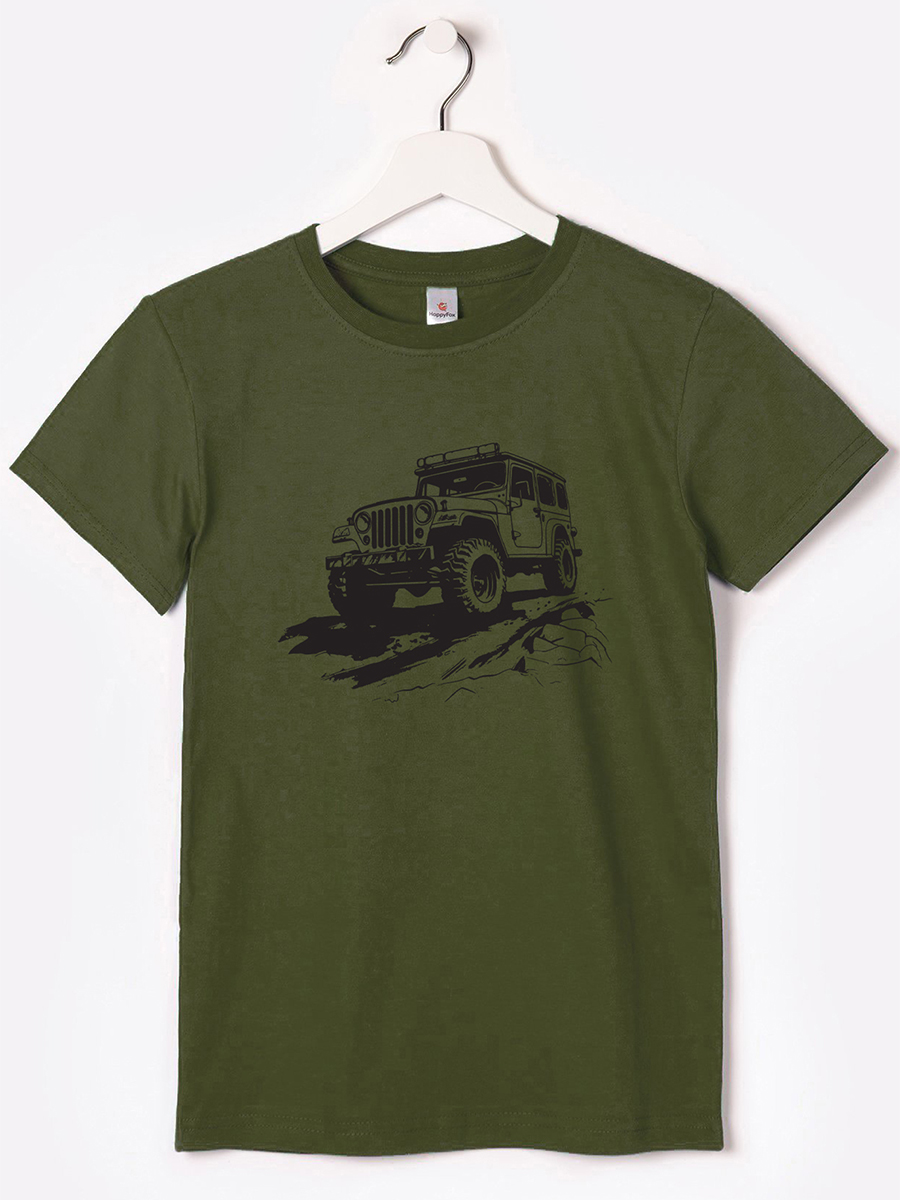 Футболка HappyFox HF55011Mджип.хаки - фото 6