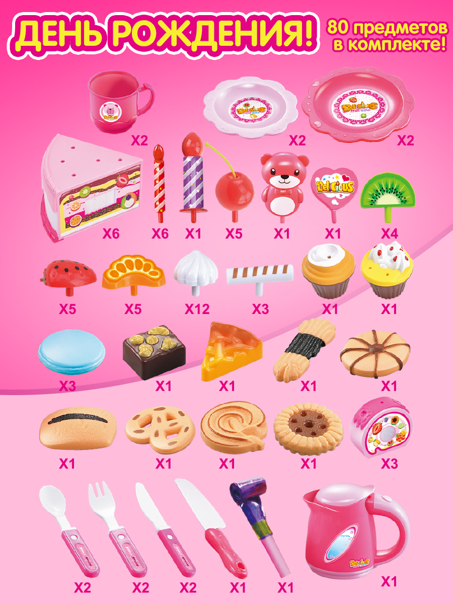 Игрушка Altacto посуда, продукты - фото 3