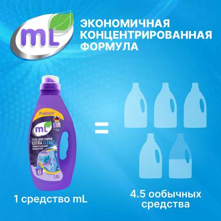 Гель для стирки Meine Liebe Extra Clean универсальный 1.3л