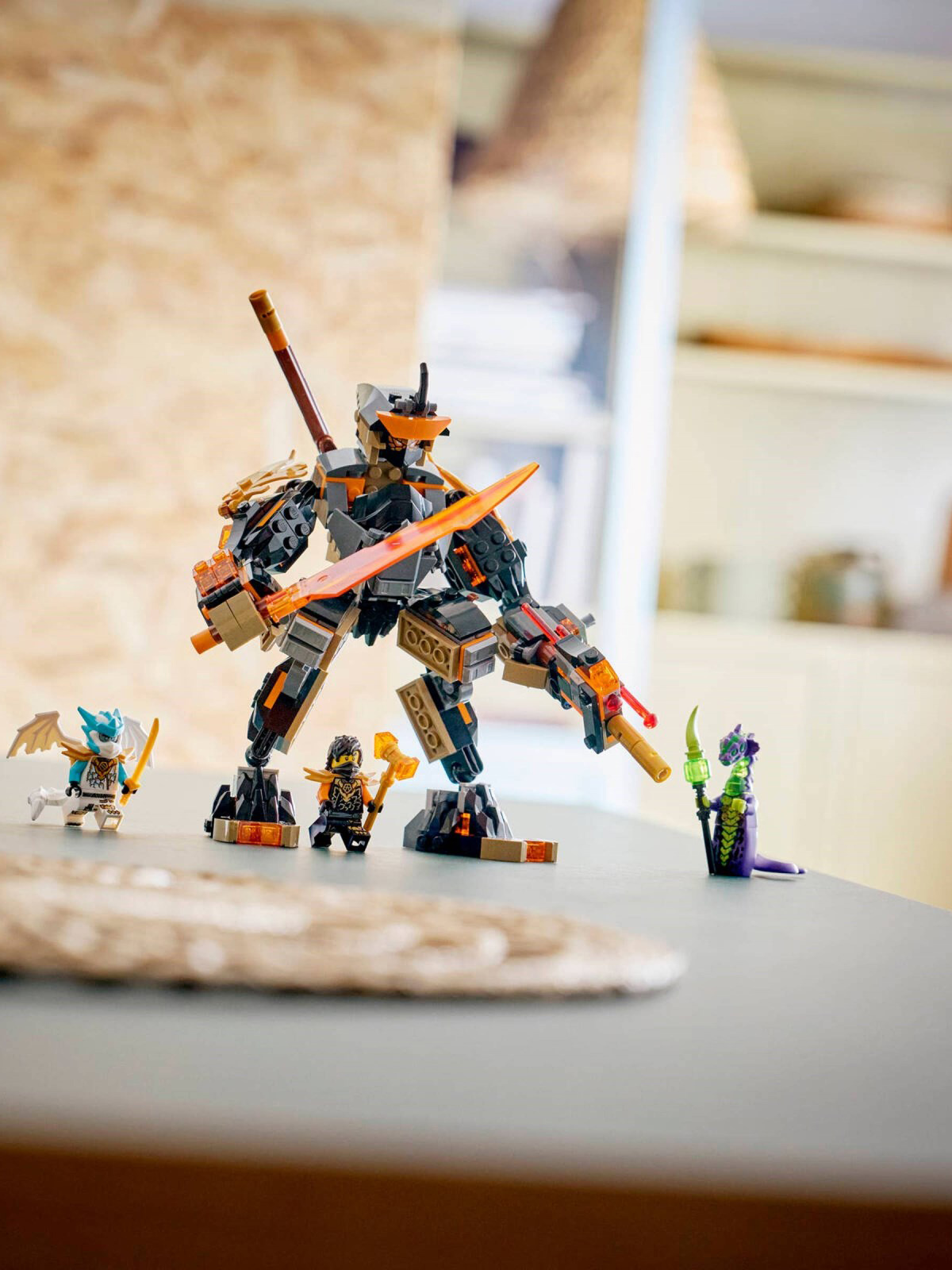 Конструктор LEGO NINJAGO мех Коула и Дракон Зейн 364 дет. - фото 4