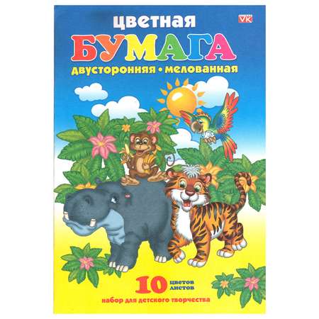 Цветная бумага Hatber