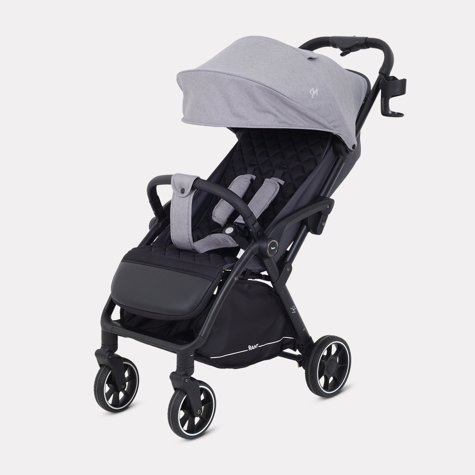 Коляска прогулочная Rant SKY серый - фото 1