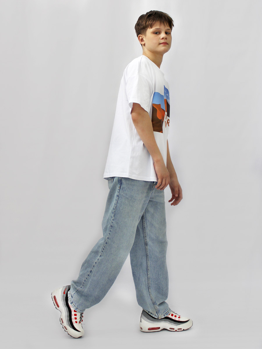 Футболка STELLA MODA 11216 белый - фото 5
