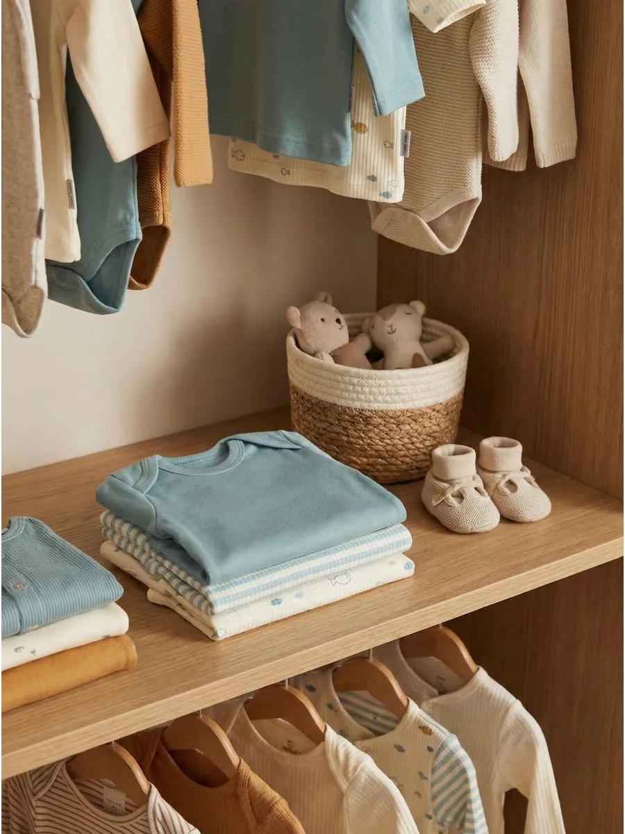 Футболки 3 шт Супер Пупс нбр/3пр/футб/голубыерыбки - фото 13