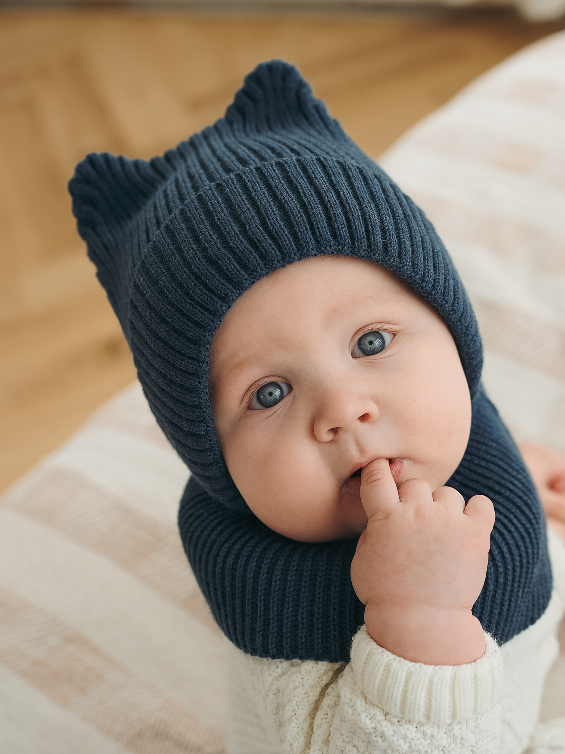 Шапка-шлем Starkoff Kids Д100328 - фото 4