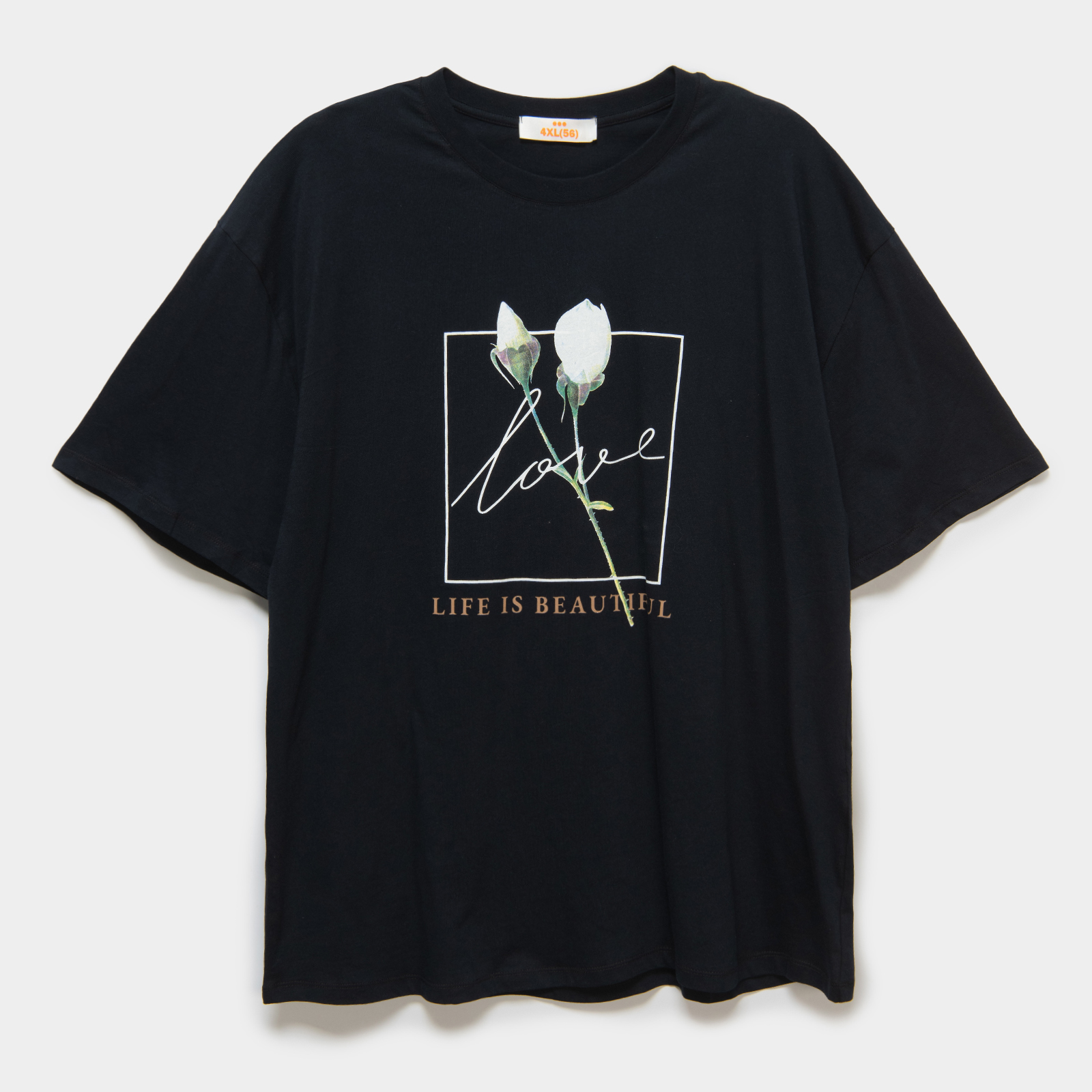 Футболка ё TJ-TUNICP-BLACK-1-SS25 - фото 1