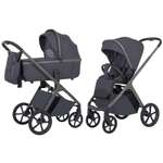 Коляска 2в1 Carrello Vector CRL-6550 серый