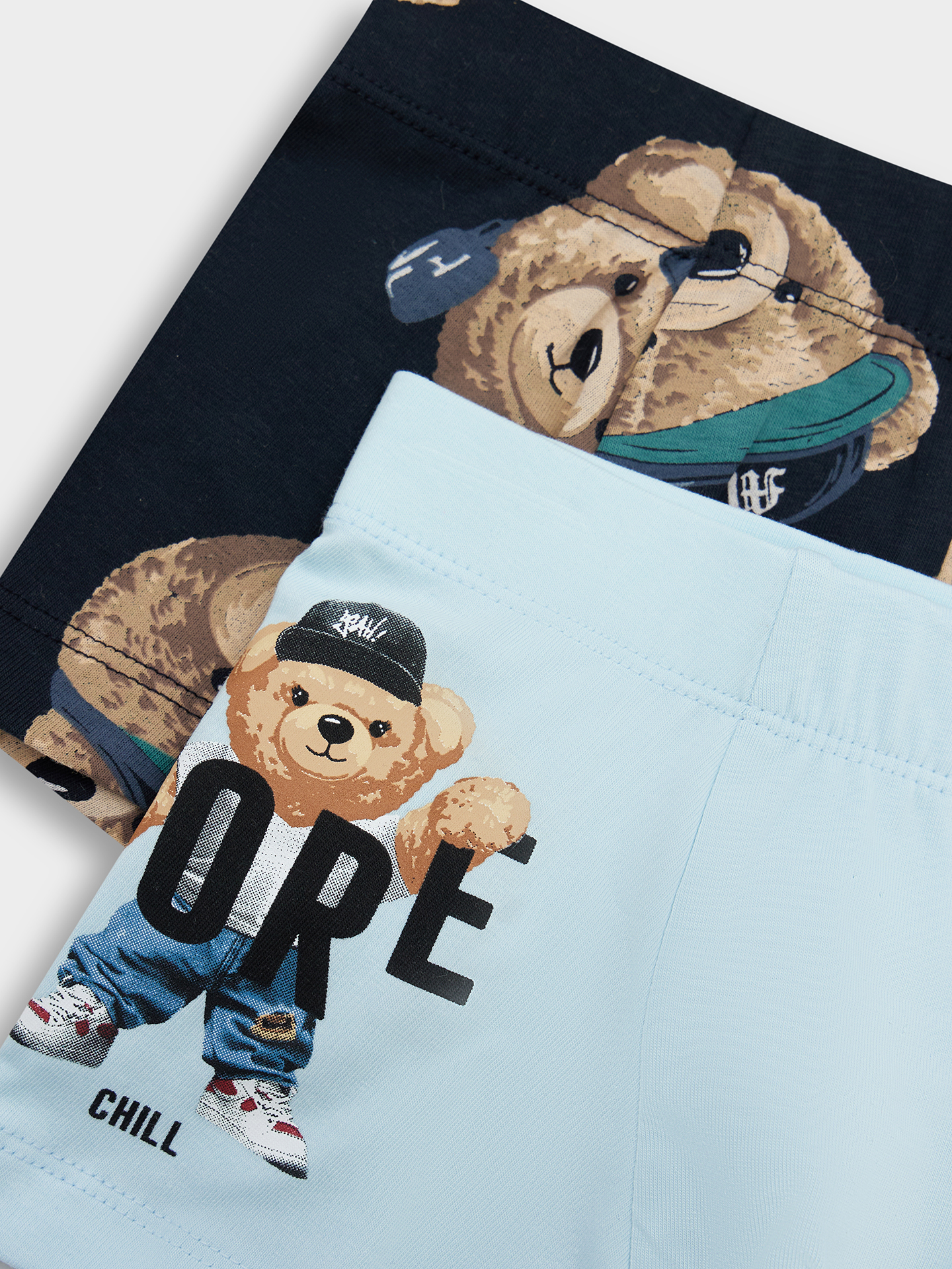 Трусы 2 шт Mark Formelle (Марк Формэль) 413352-2/кристалл +мишки на неви - фото 3