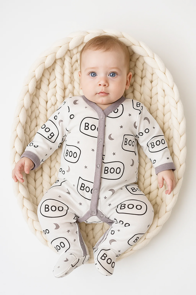 Изображение товара Комбинезон Эскимо 62 для новорожденных хлопковый демисезонный мягкий и теплый