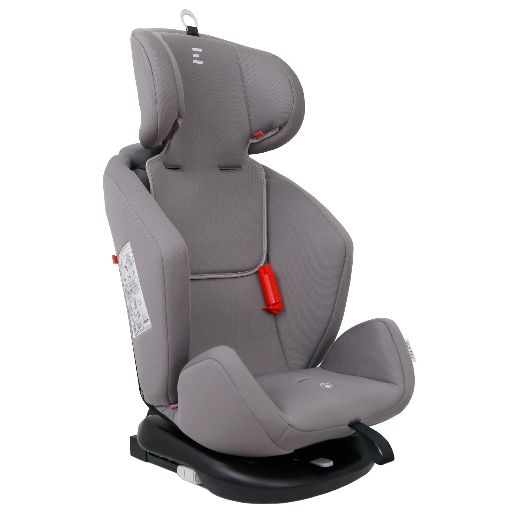 Автокресло Еду-Еду Isofix 0+/1/2/3 (0-36 кг) серый - фото 16