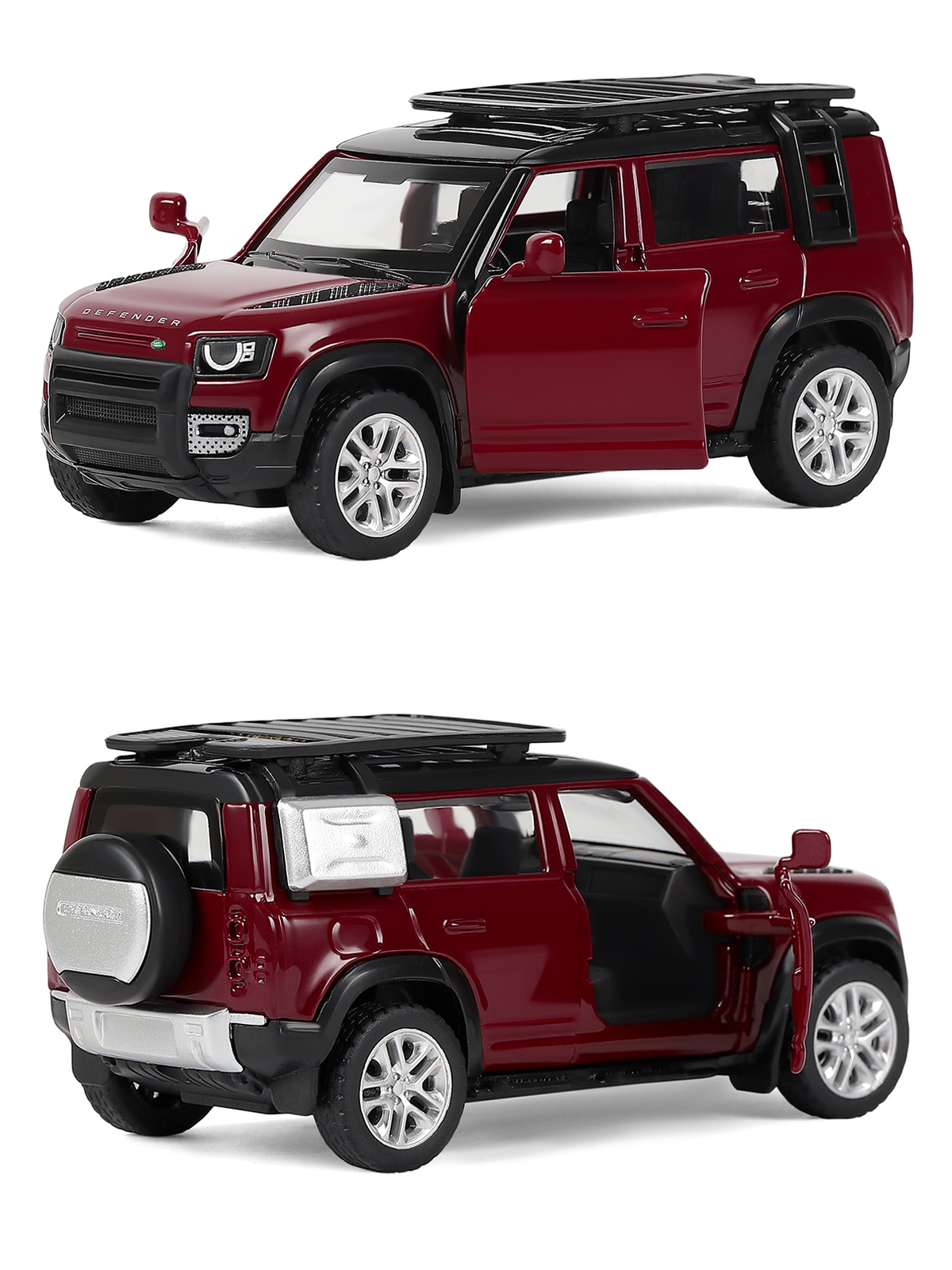Внедорожник АВТОпанорама Land Rover Defender 110 1:43 JB1251476 - фото 11