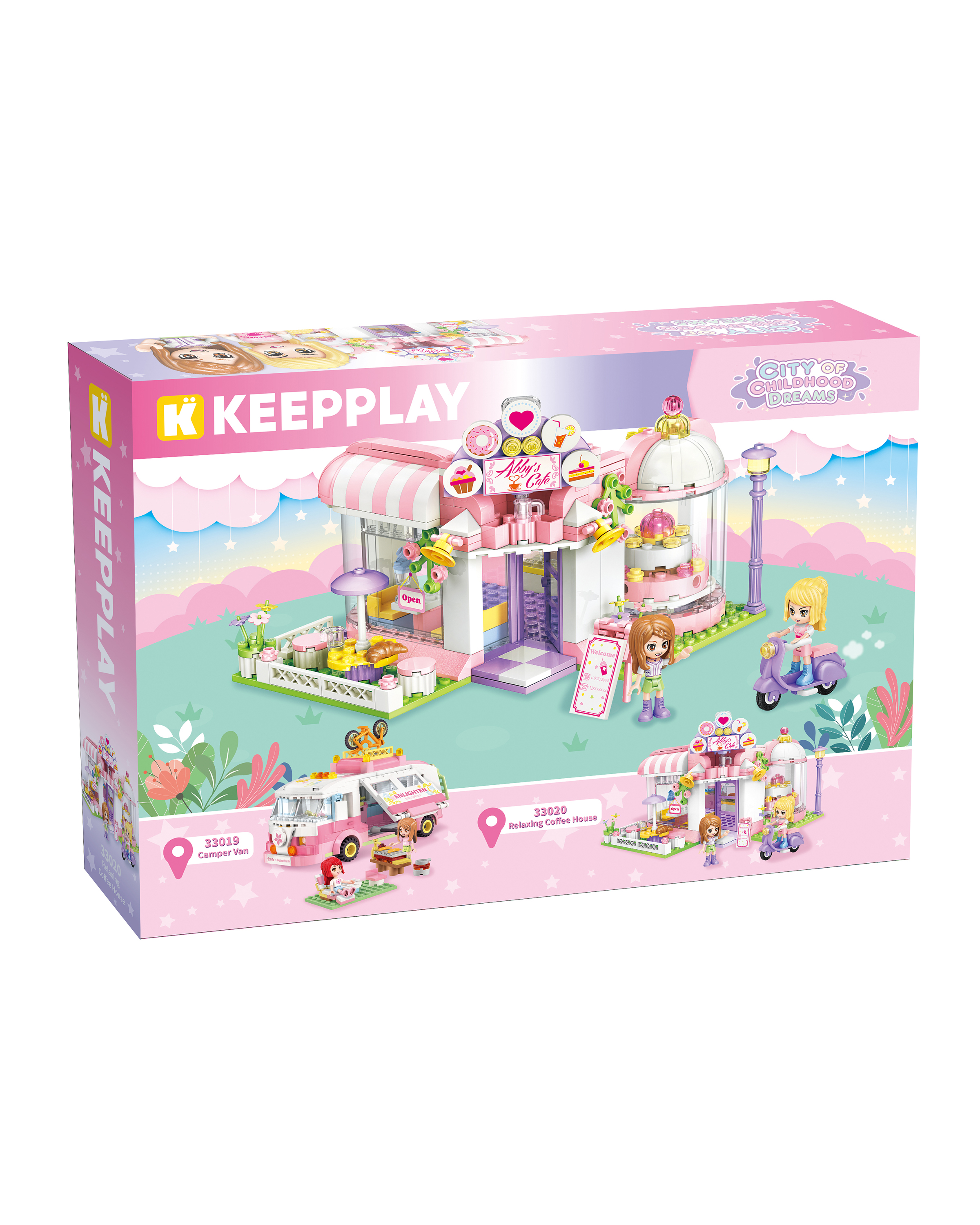 Конструктор QMAN Уютное кафе 277 дет. - фото 7