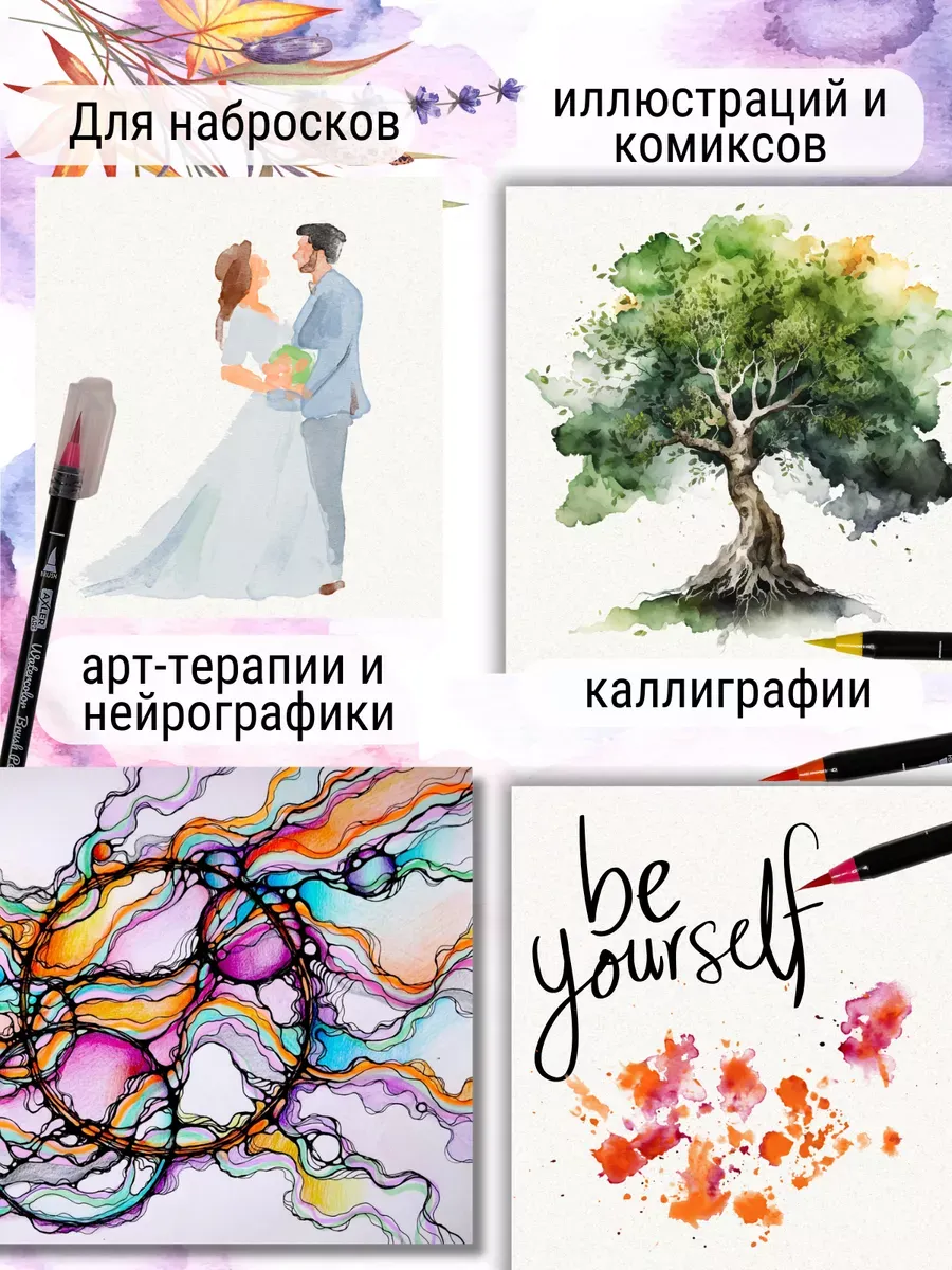 Маркеры AXLER 24 шт. - фото 14