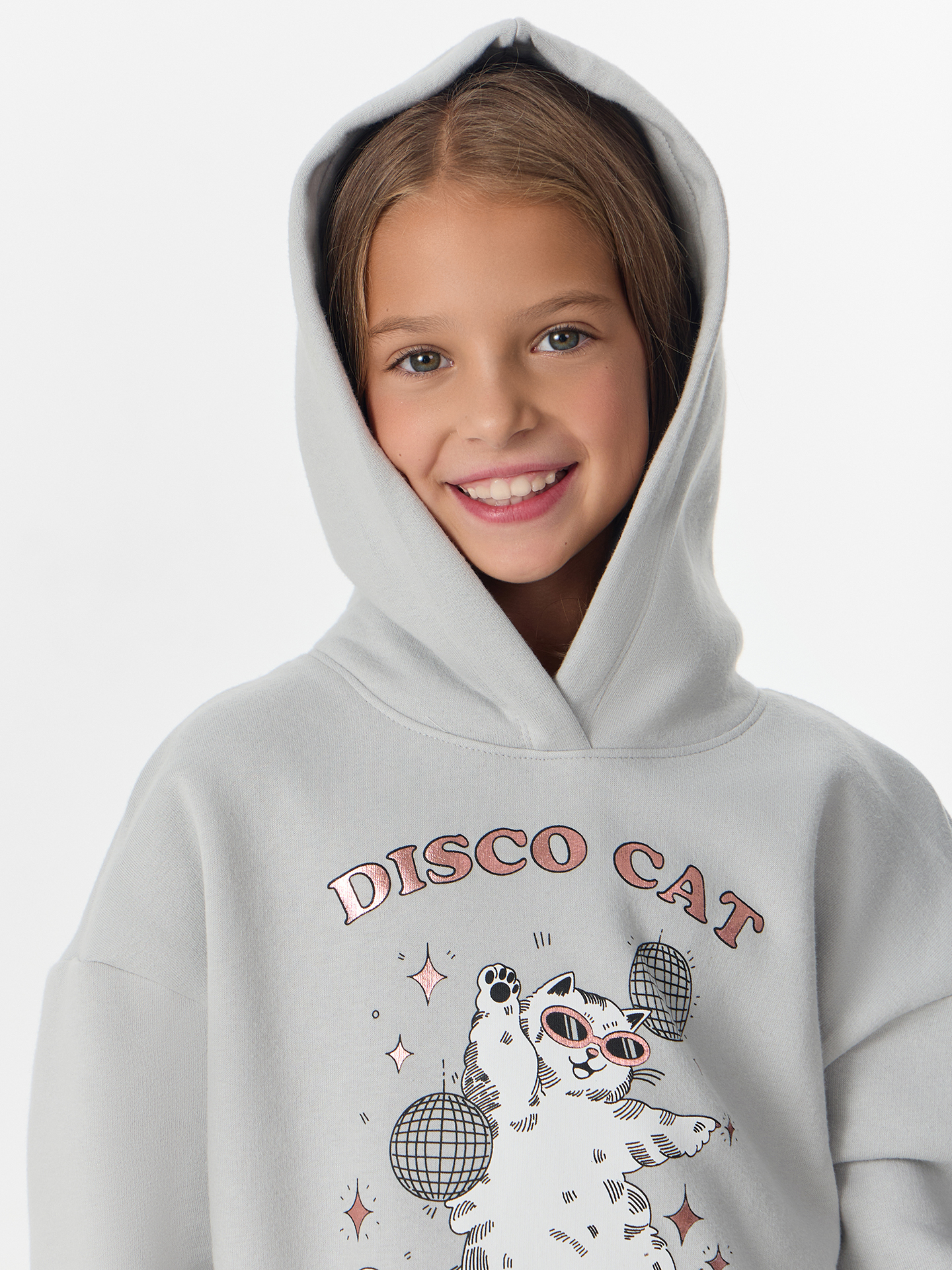 Худи Mark Formelle (Марк Формэль) 127886/св.серый +печать1 - фото 6