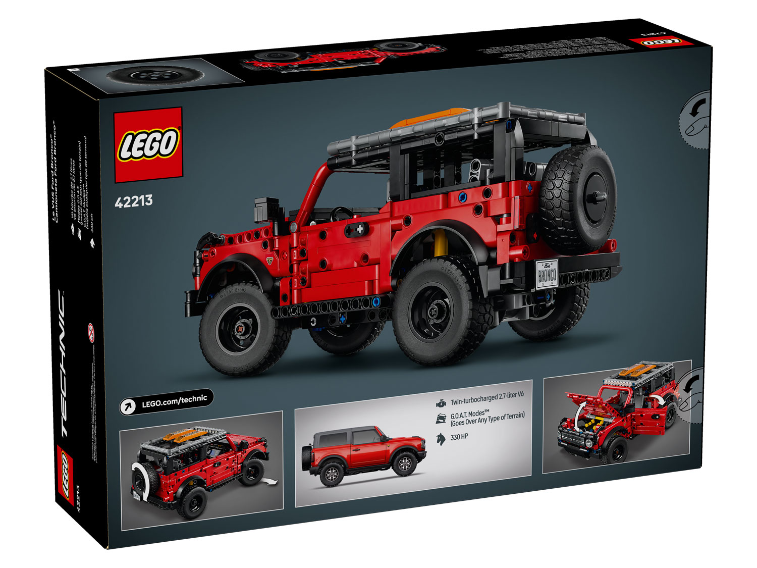 Конструктор LEGO Technic Ford Bronco SUV 943 дет. - фото 7