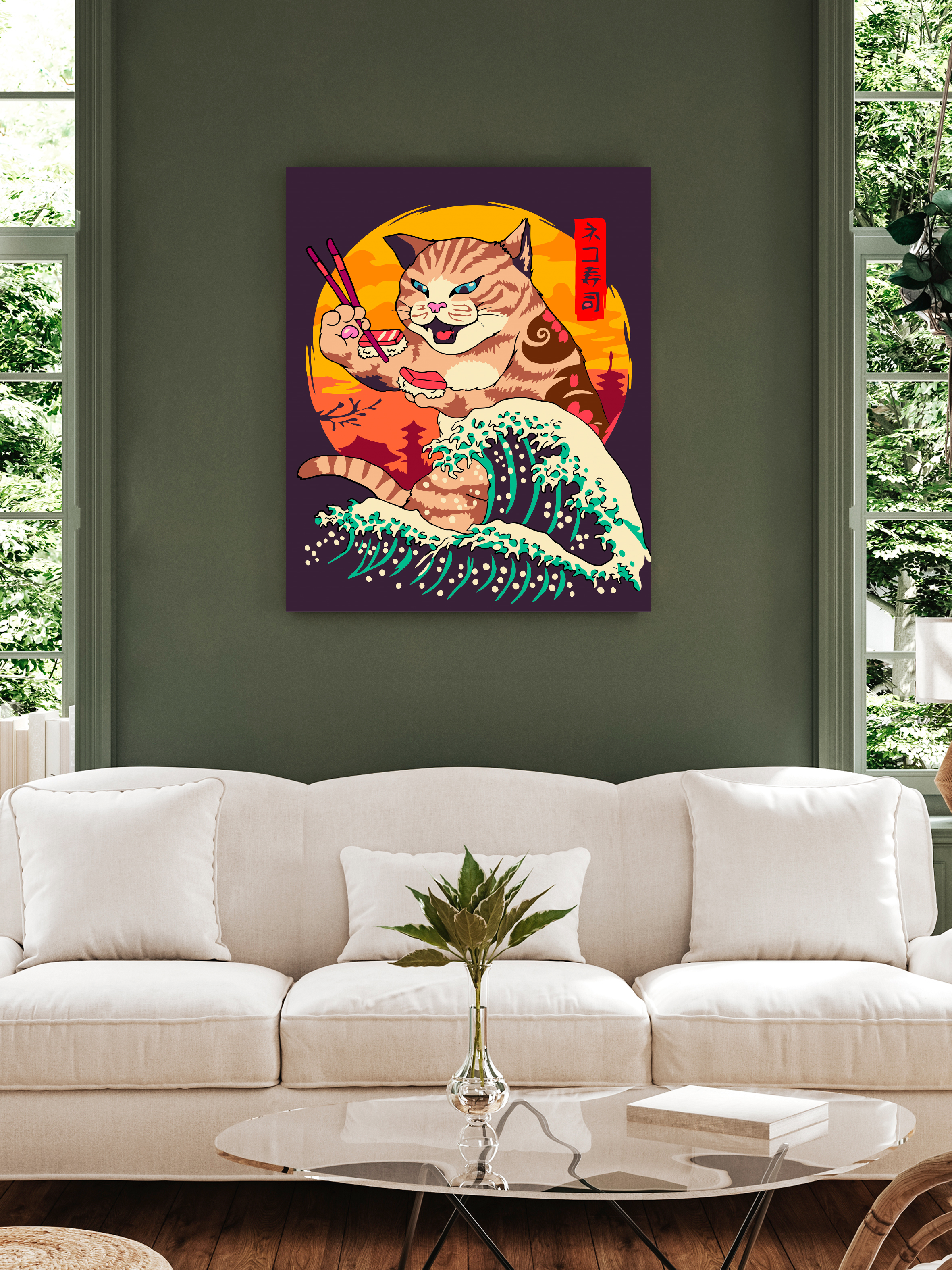Картина по номерам Art sensation Суши Кот в ассортименте - фото 3