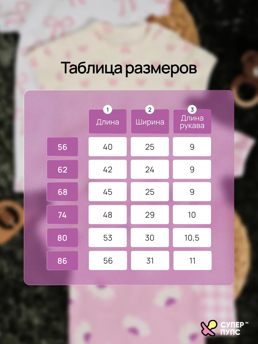 Песочник 4 шт Супер Пупс нбр/4пр/псч/sk22/2026/девочка - фото 6