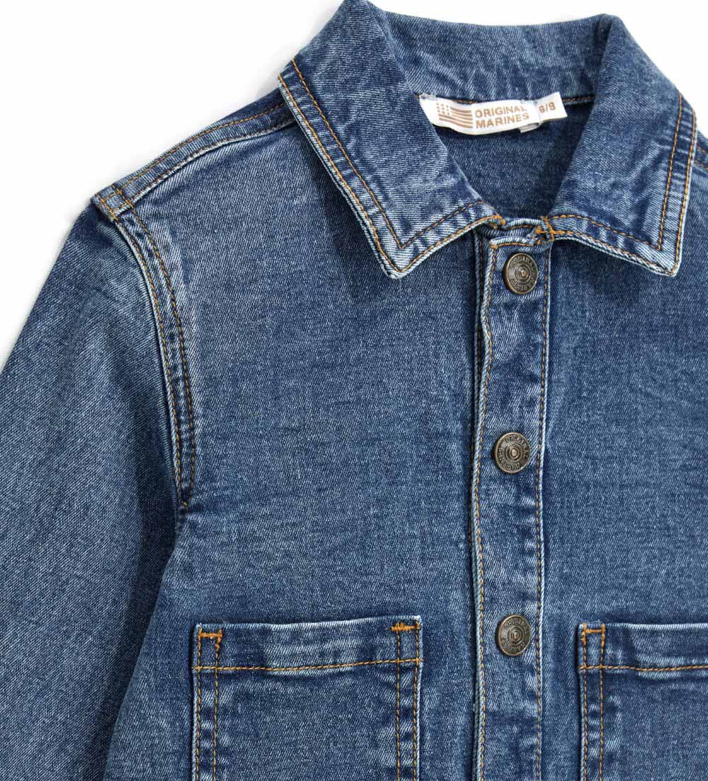 Куртка джинсовая ORIGINAL MARINES DFP0203NM_DENIMBLUMEDIUM - фото 6