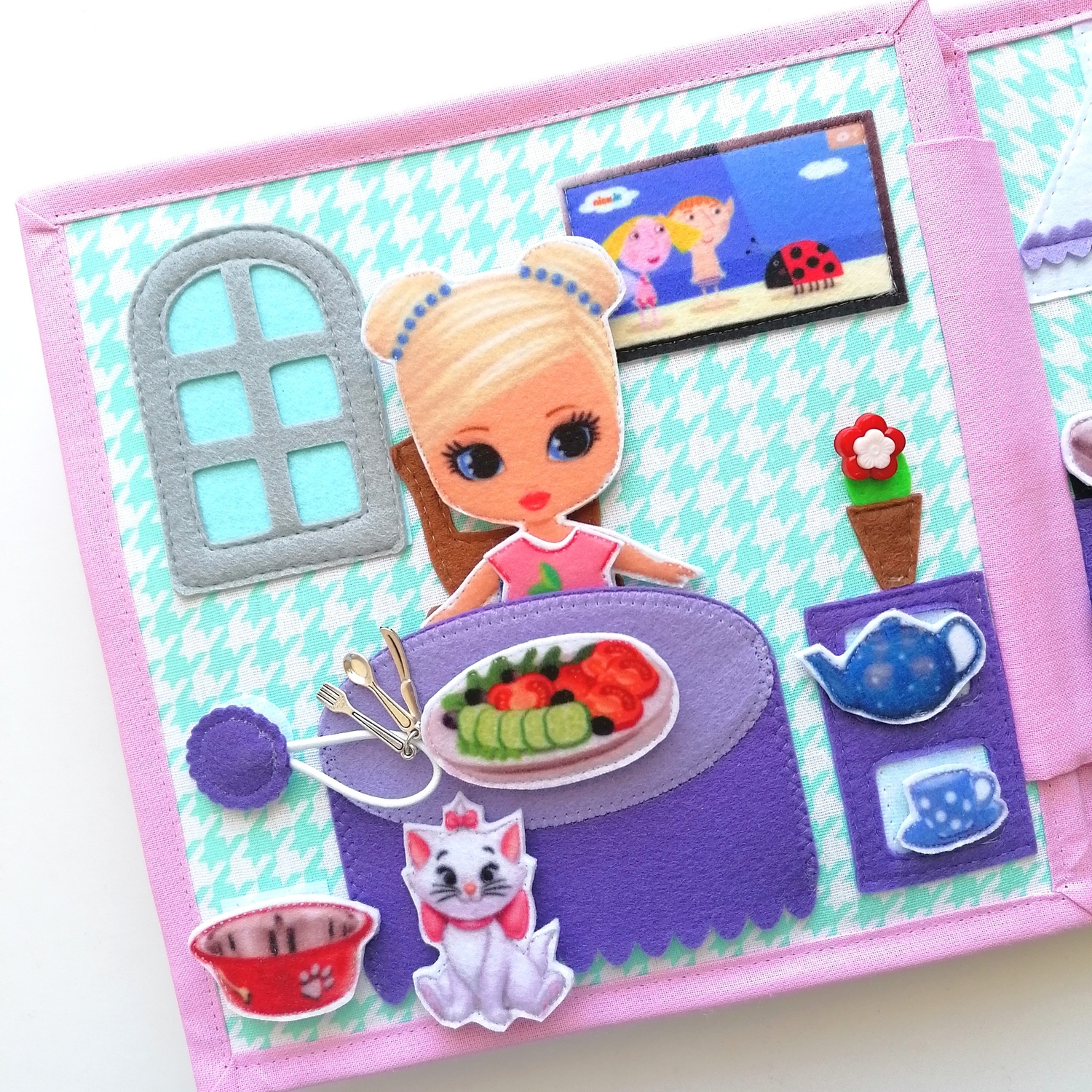 Игрушка Brusnichka-books книжка Домик - фото 5