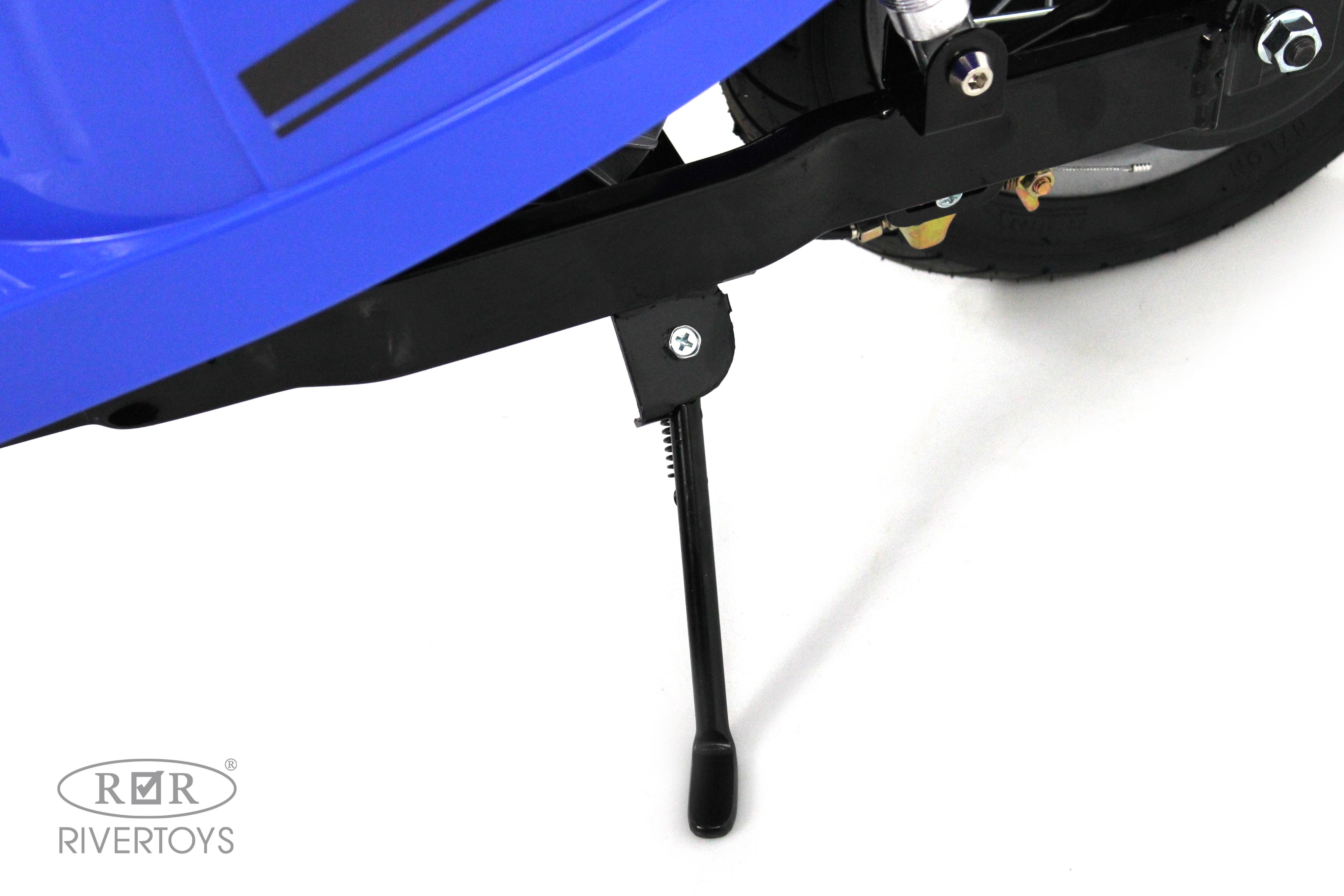 Электромотоцикл RIVERTOYS A111AA-MOTO-BLUE - фото 17