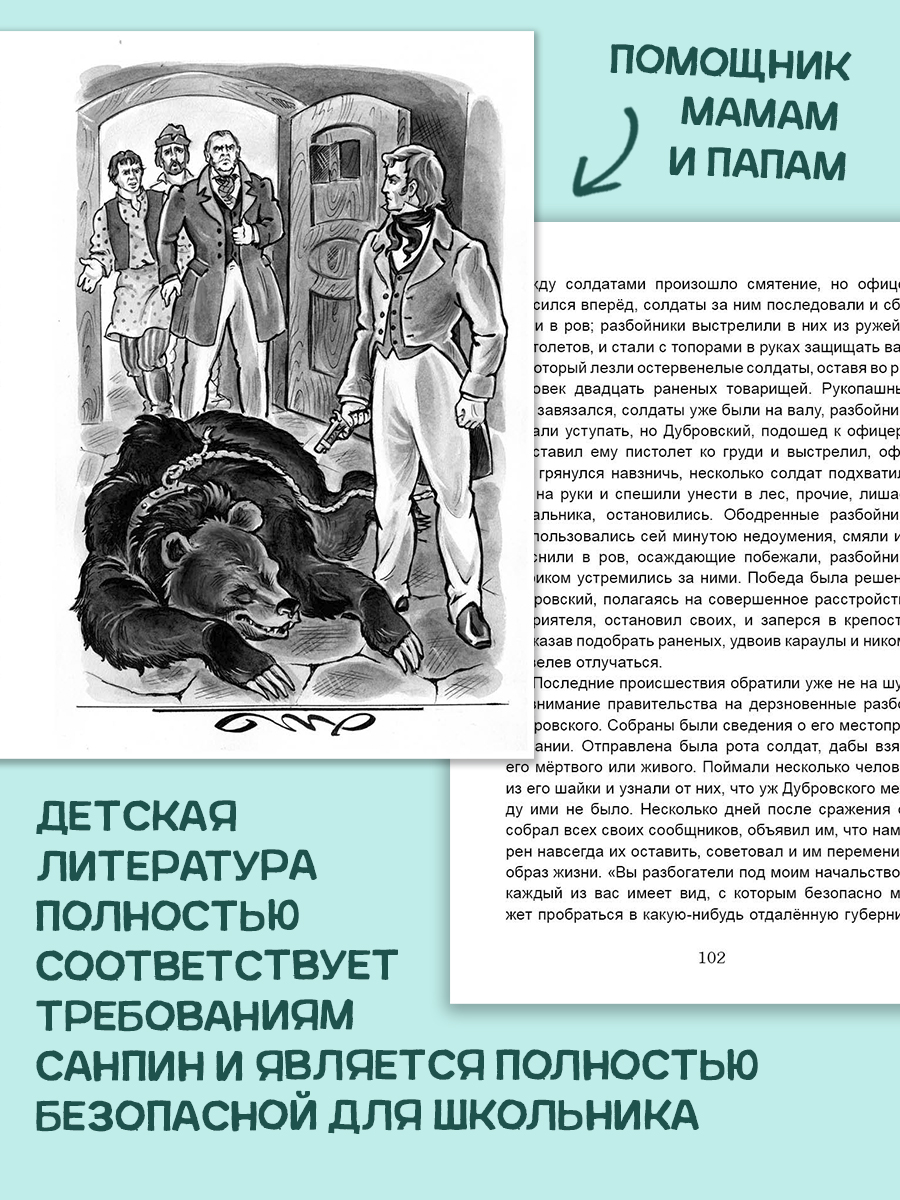 Книга Алтей «Дубровский» и «Евгений Онегин» набор 2 шт. - фото 7