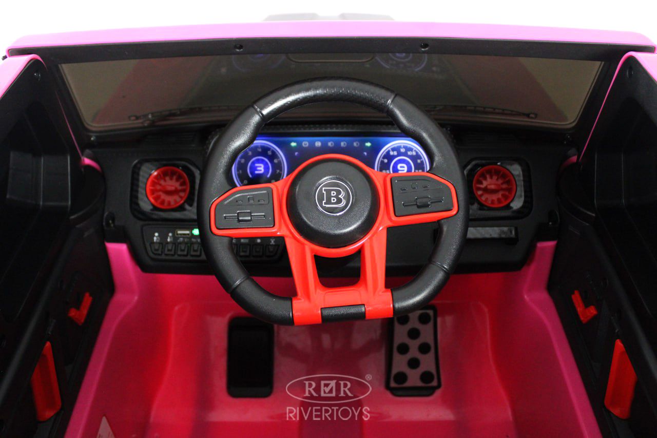 Электромобиль RIVERTOYS Mercedes Z777ZZ-PINK С пультом ДУ - фото 12