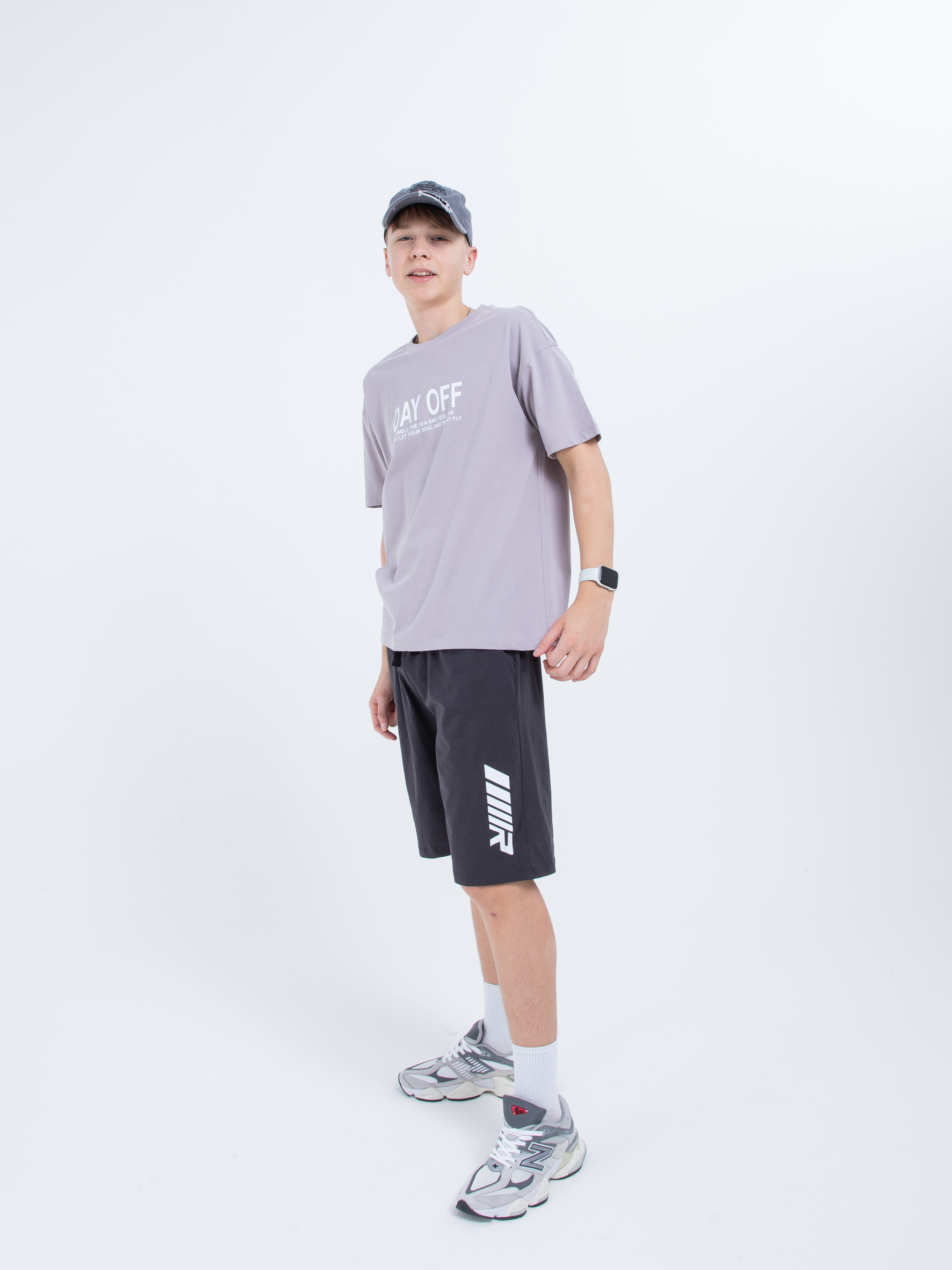 Футболка STELLA MODA 11217_серый - фото 14