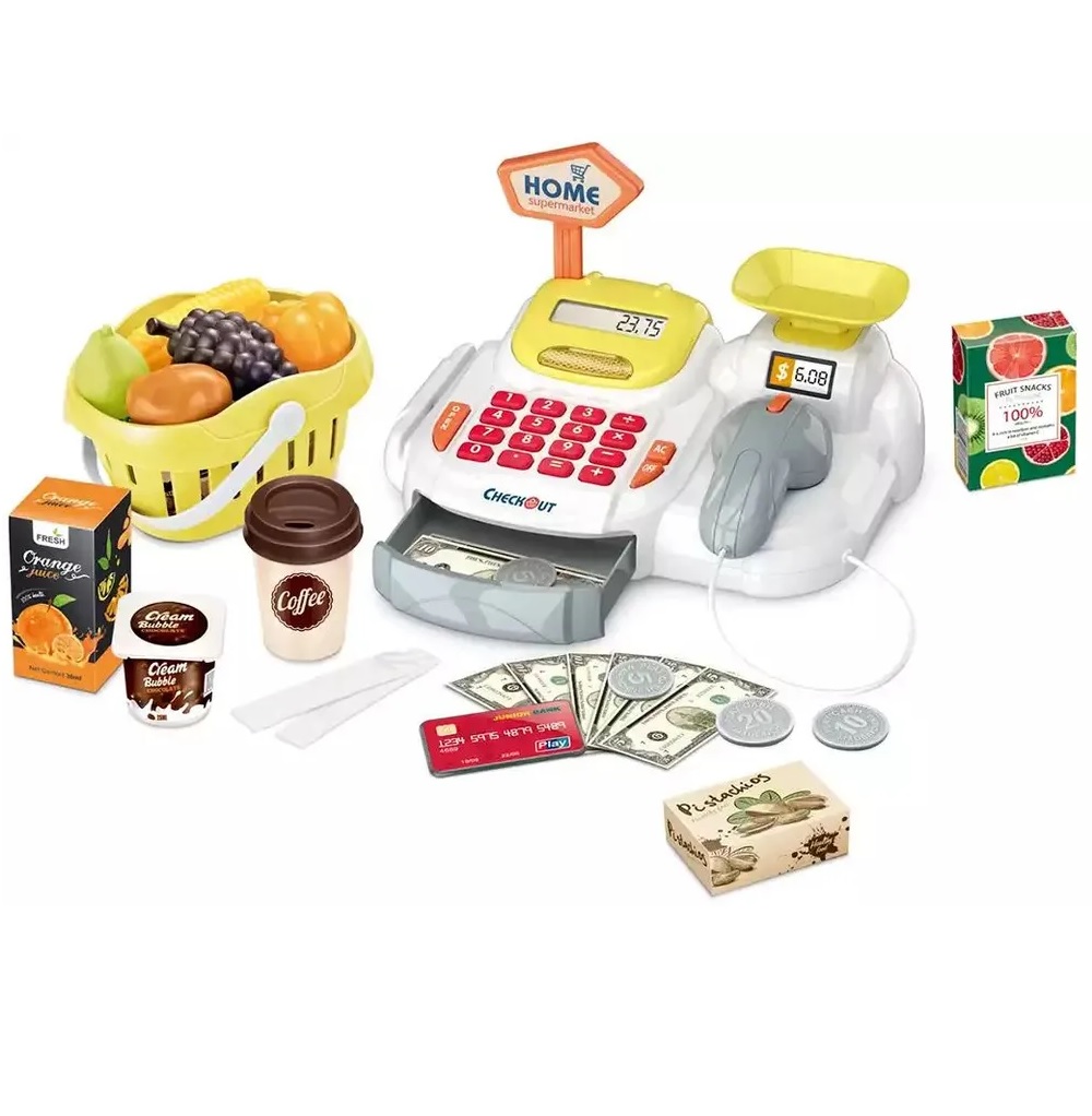 Игровой набор ТОТОША касса, продукты - фото 8