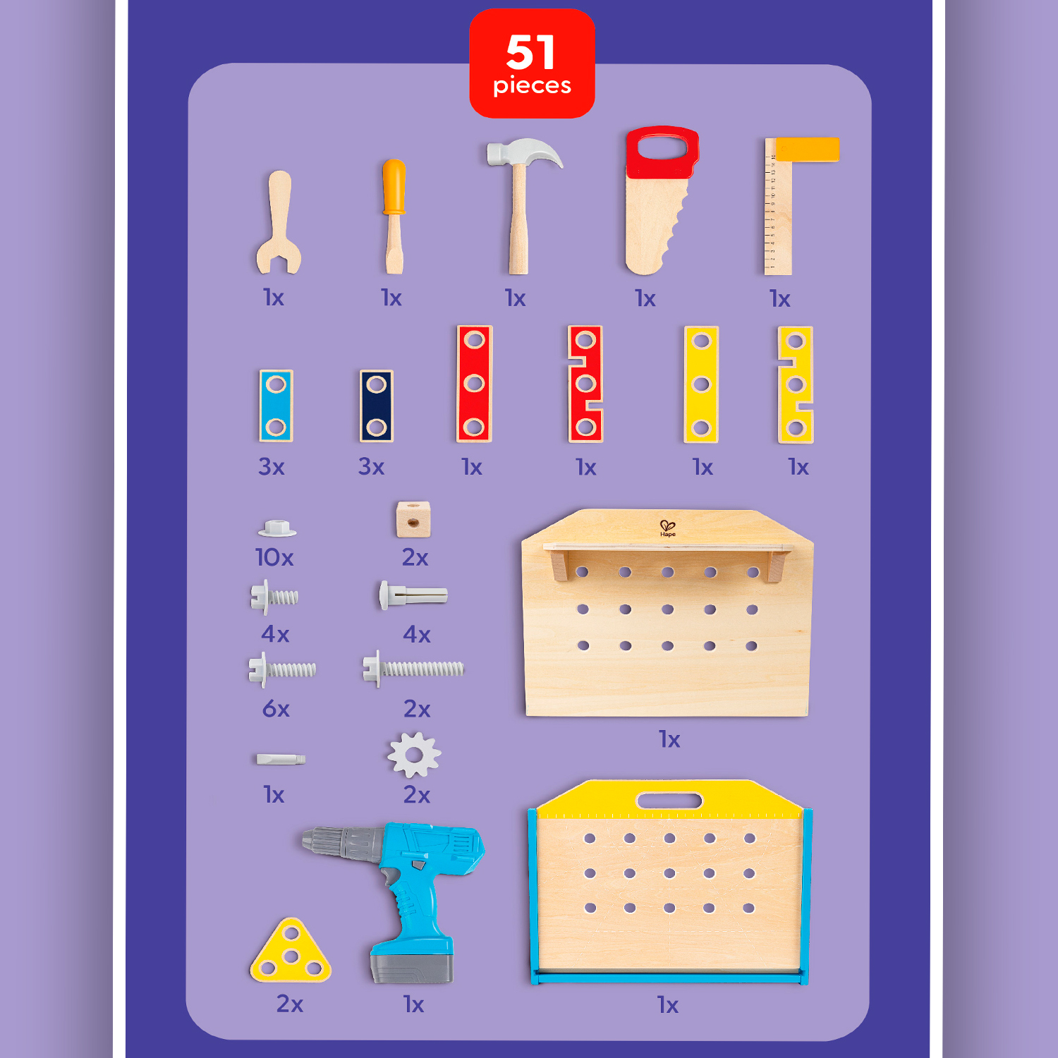Игрушка Hape Мастер (инструменты) - фото 7