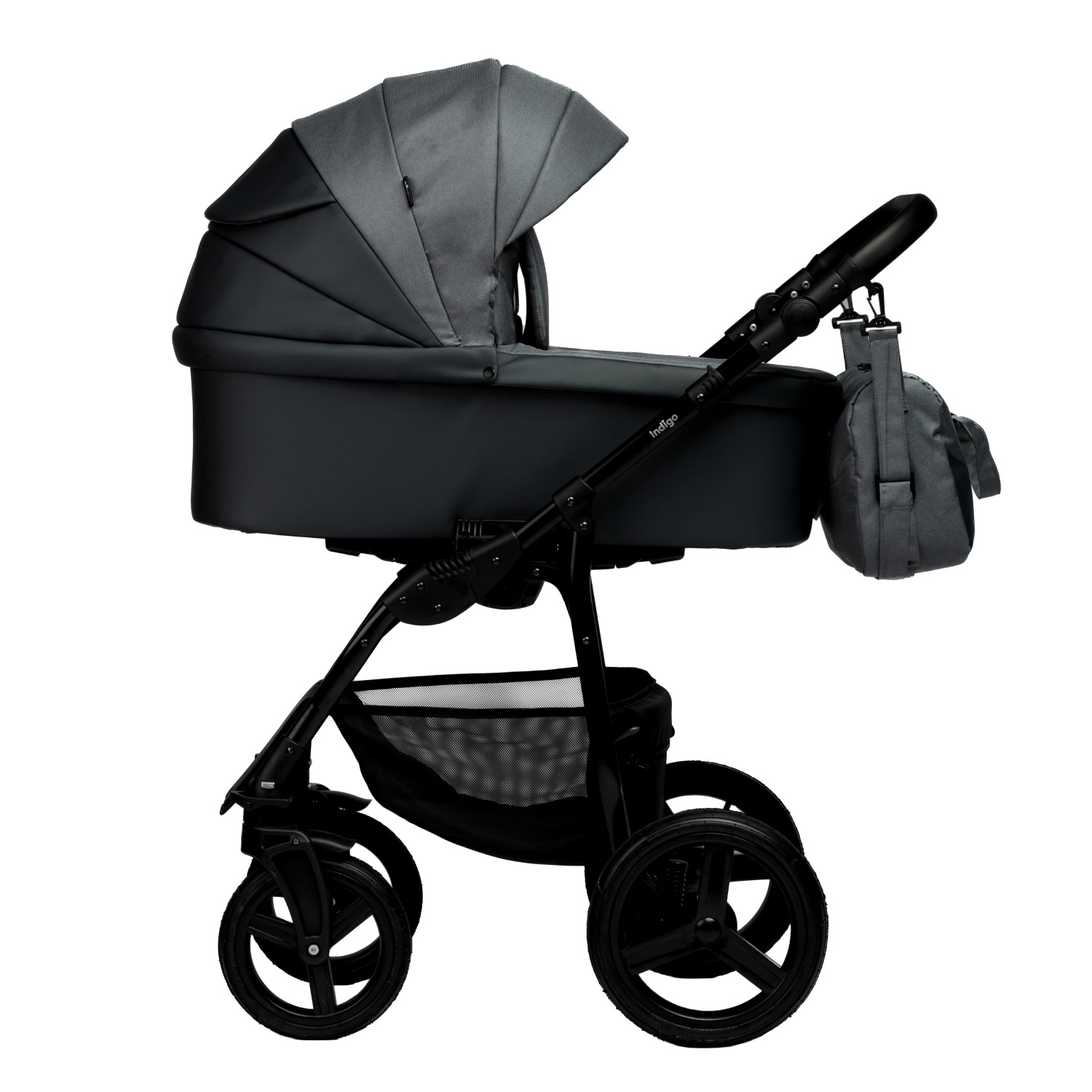 Коляска 2в1 Indigo Impulse Eco Ie 06 серый - фото 2