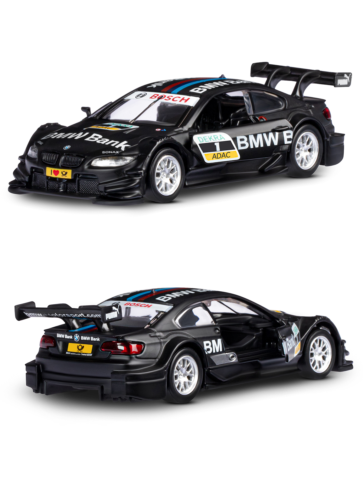Автомобиль АВТОпанорама BMW M3 DTM 1:42 JB1251209 - фото 7