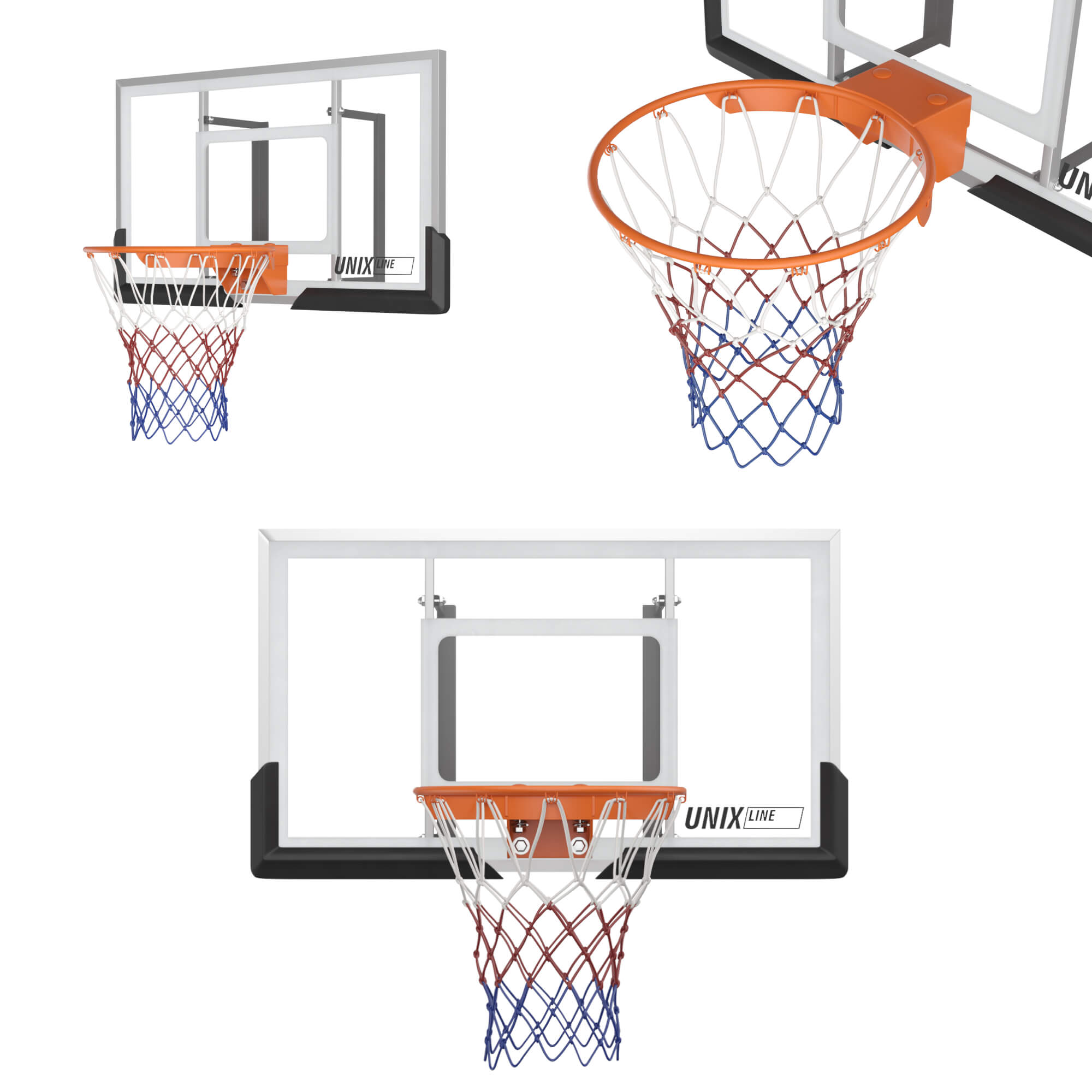 Баскетбольный щит UNIX line B-Backboard-PC 50"x32" R45 - фото 17