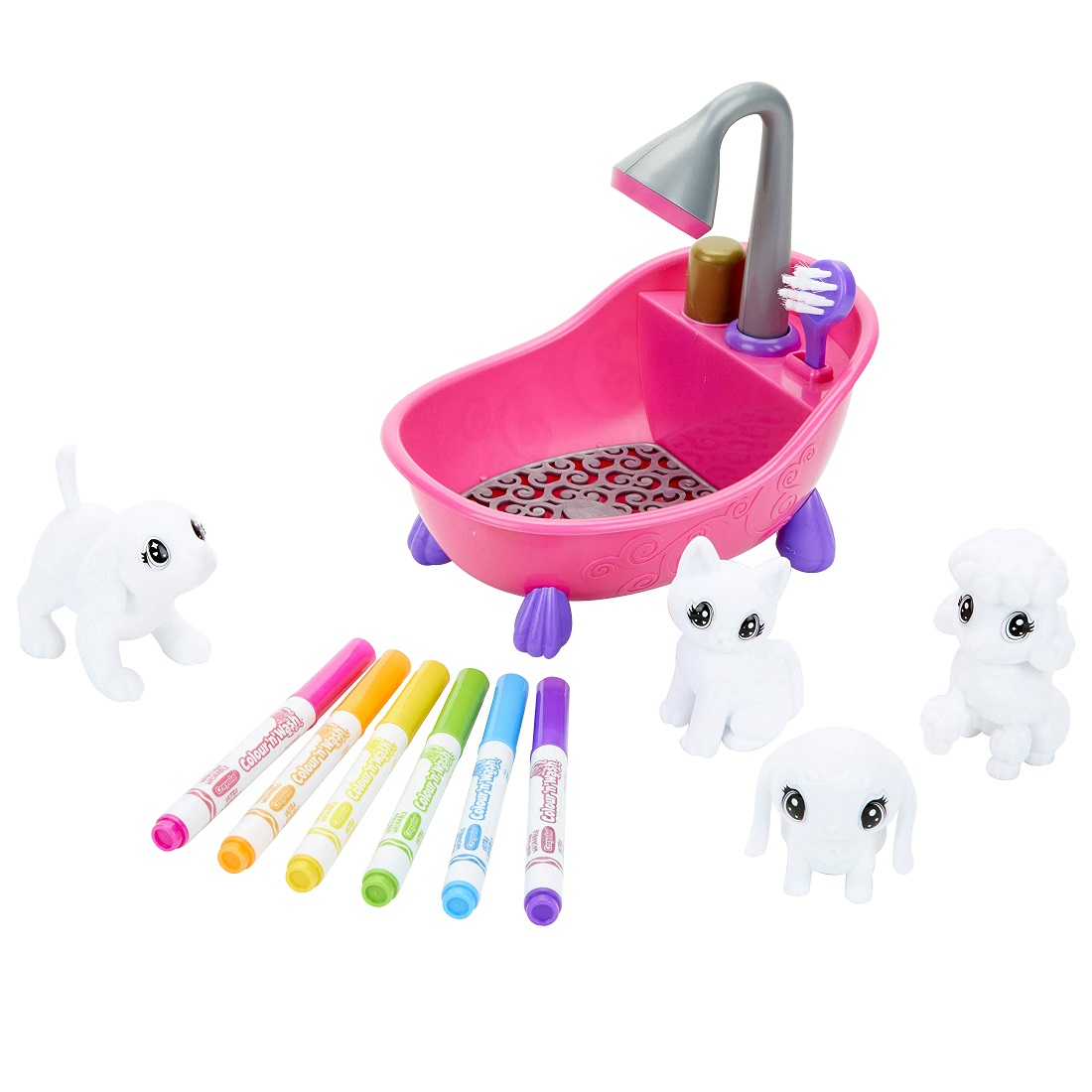 Игровой набор Crayola Washimals с ванной - фото 1
