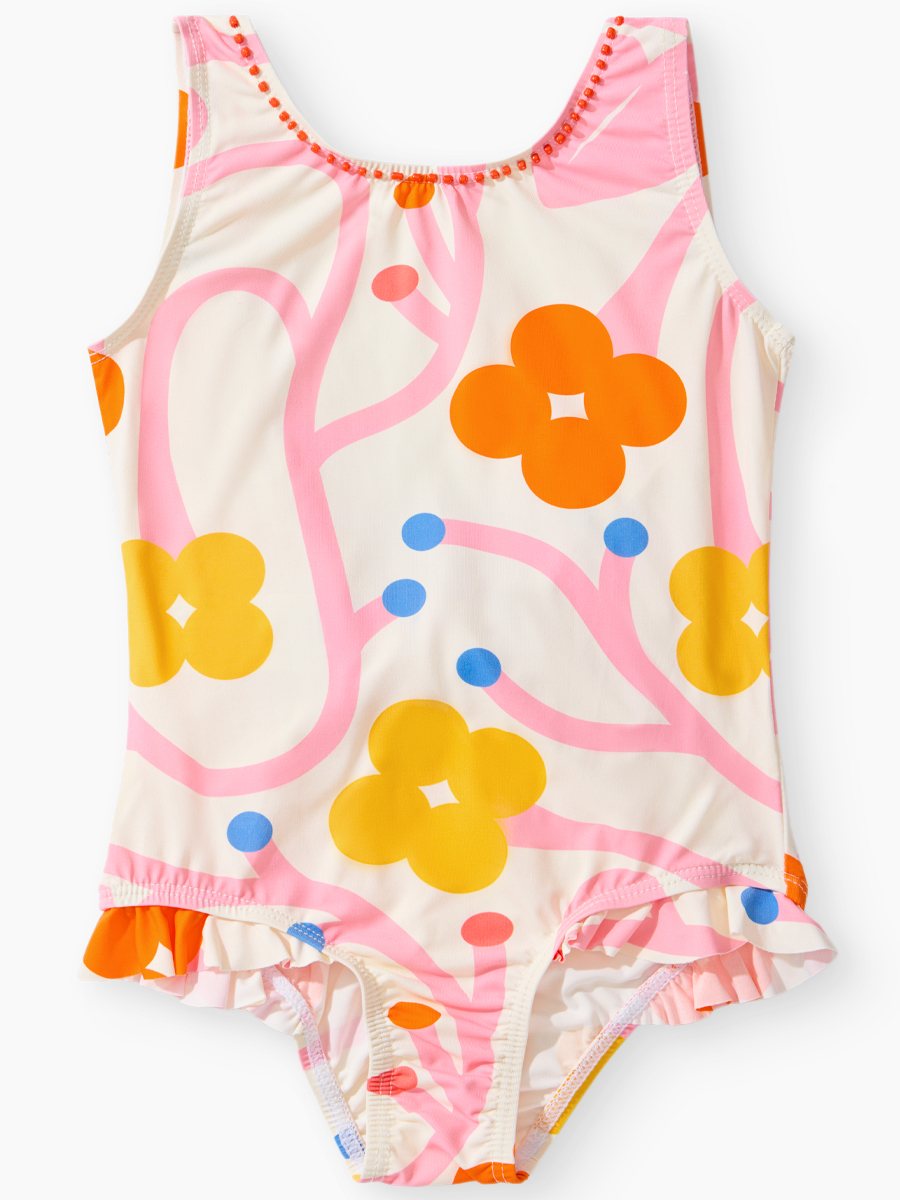 Купальник Happy Baby 50658-1_milky(sweety_garden) - фото 1