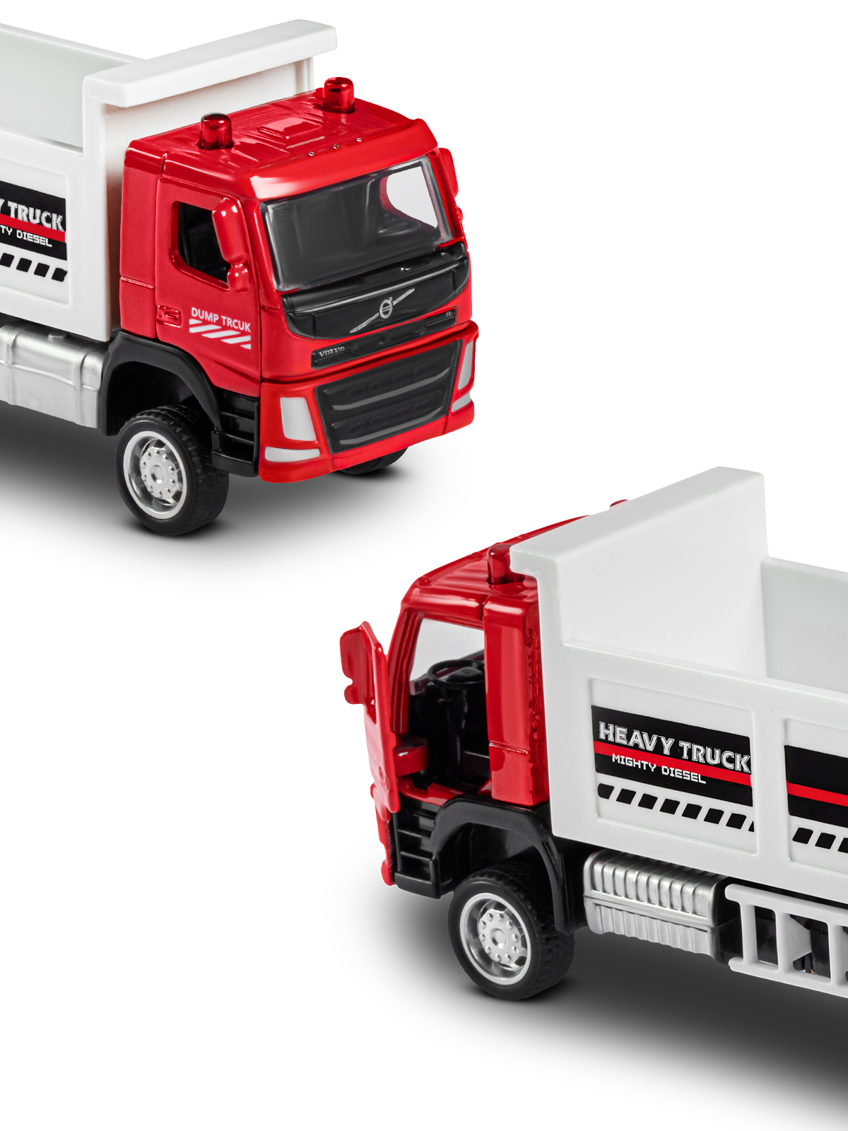 Самосвал АВТОпанорама Volvo FM 1:72 многоцветный JB1251645 - фото 10