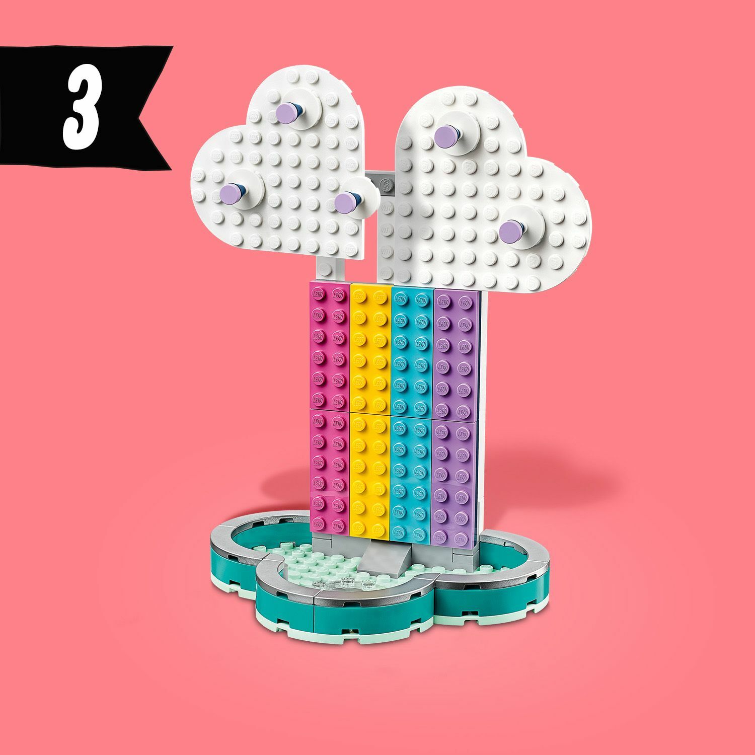 Конструктор LEGO DOTS Подставка для украшений Радуга - фото 17