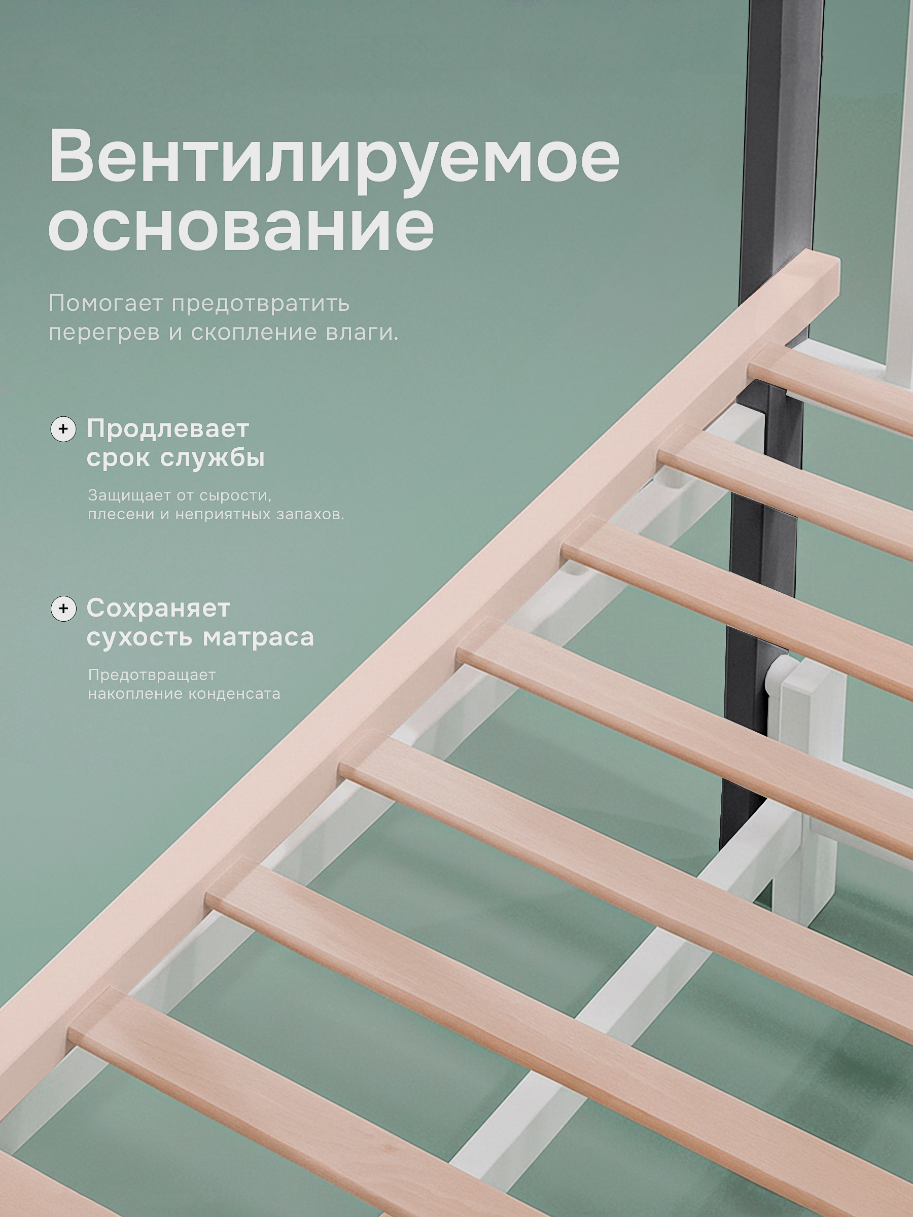 Детская кроватка Крошки Ни-Ки с матрасом, продольный маятник (белый, серый) - фото 9