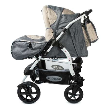 Коляска трансформер Babyton Pillo OX Grey-Beige