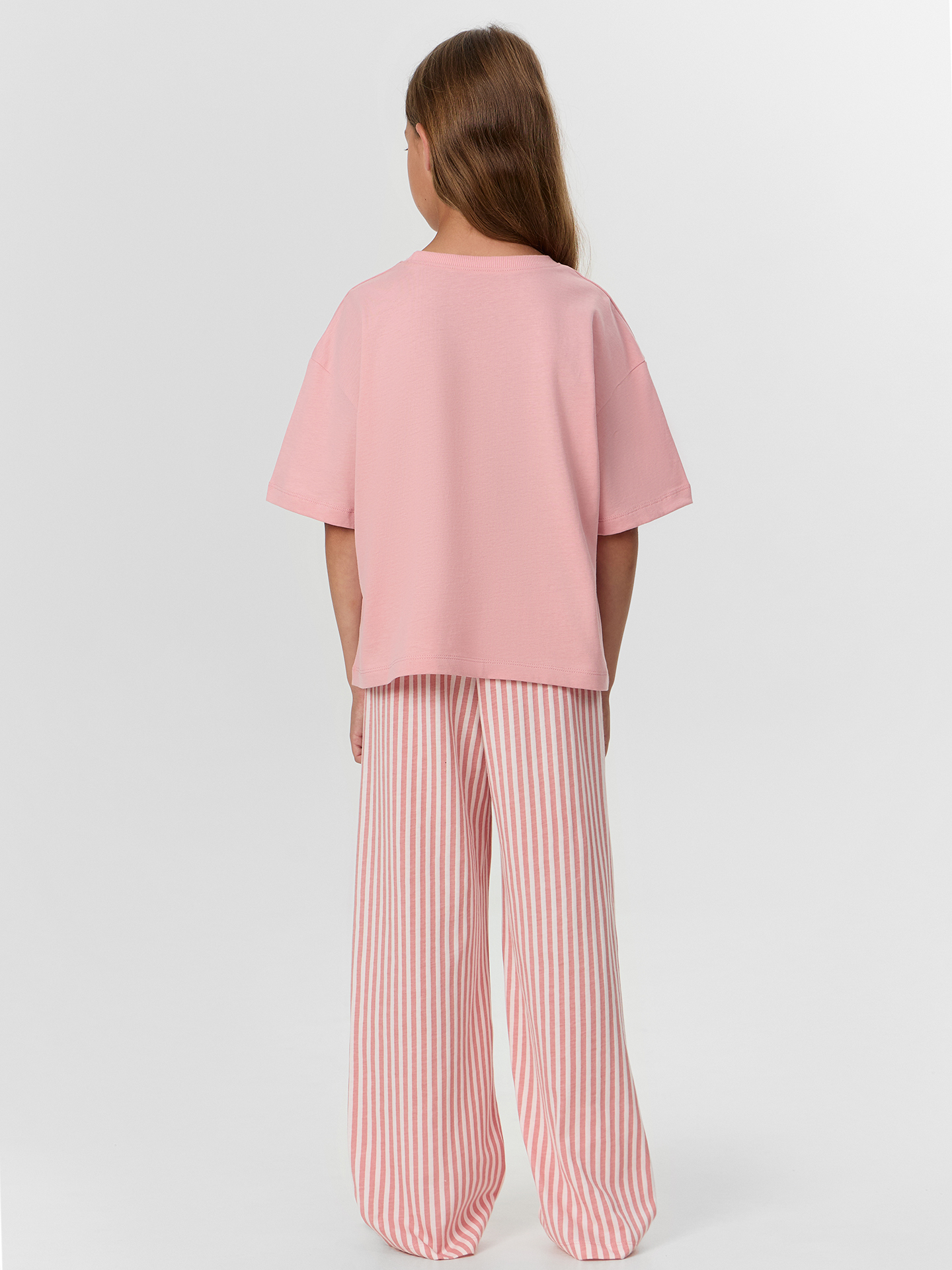 Пижама Mark Formelle (Марк Формэль) 567747/пыльная роза +полоски на пыльной розе - фото 2