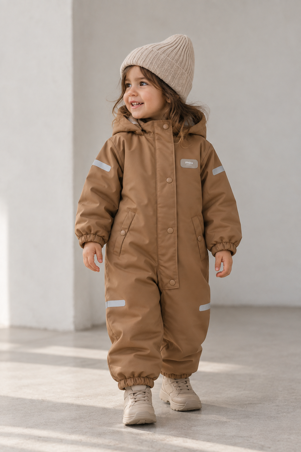 Изображение товара Комбинезон демисезонный MOWBaby Eskimo new latte для малышей Изображение товара Комбинезон демисезонный MOWBaby Eskimo new latte для малышей