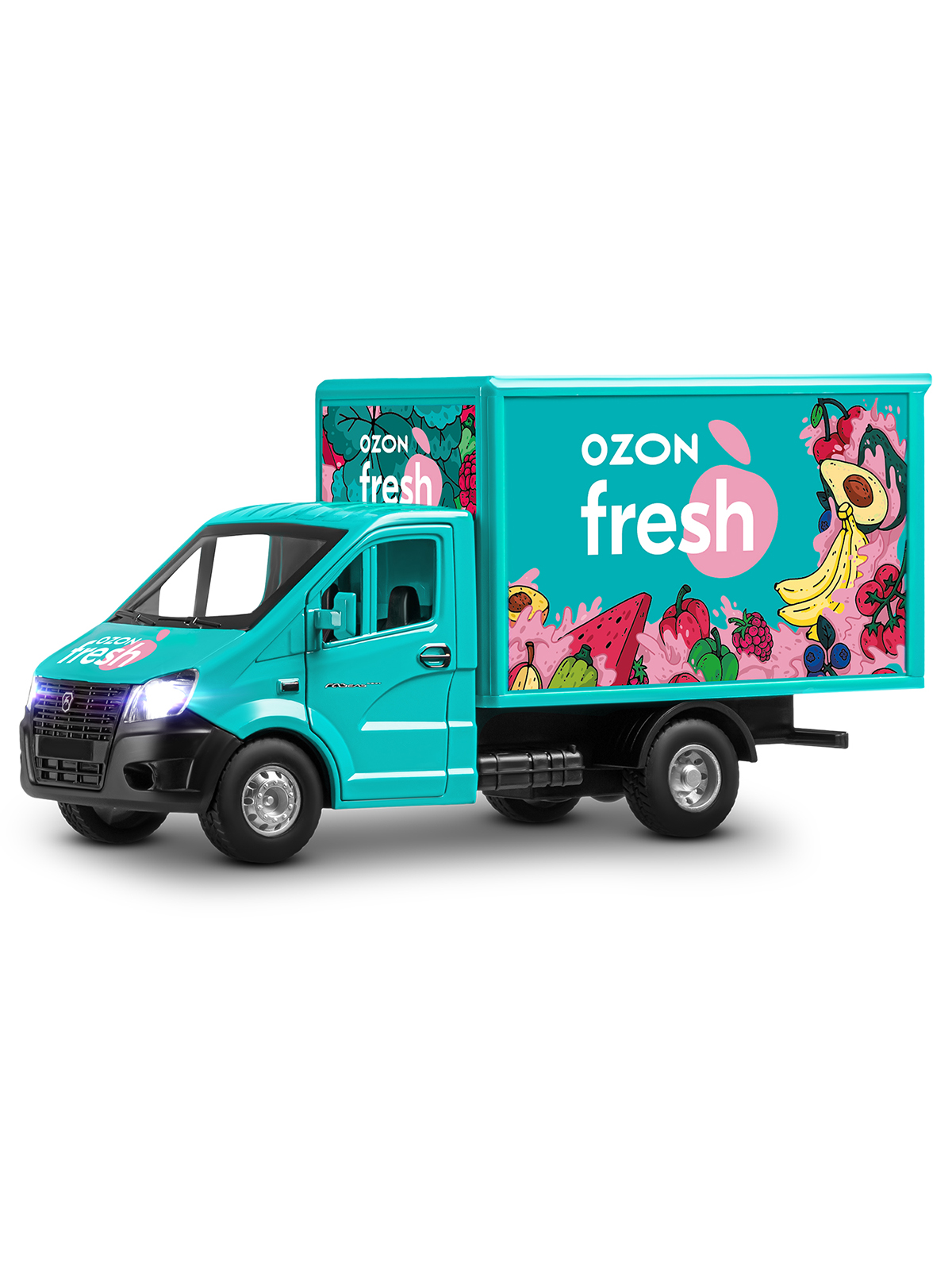 Грузовик Ozon ГАЗель Next Ozon Fresh 1:28 JB0405417 - фото 12