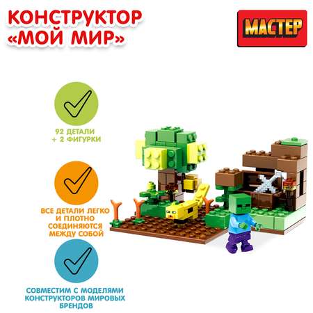 Конструктор МАСТЕР Мой мир блочный