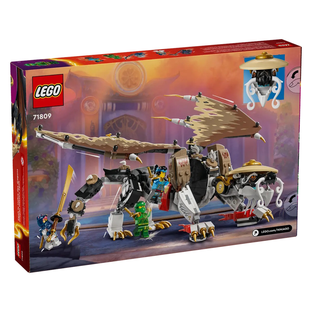Конструктор LEGO NINJAGO Эгальт главный дракон 532 дет. - фото 5
