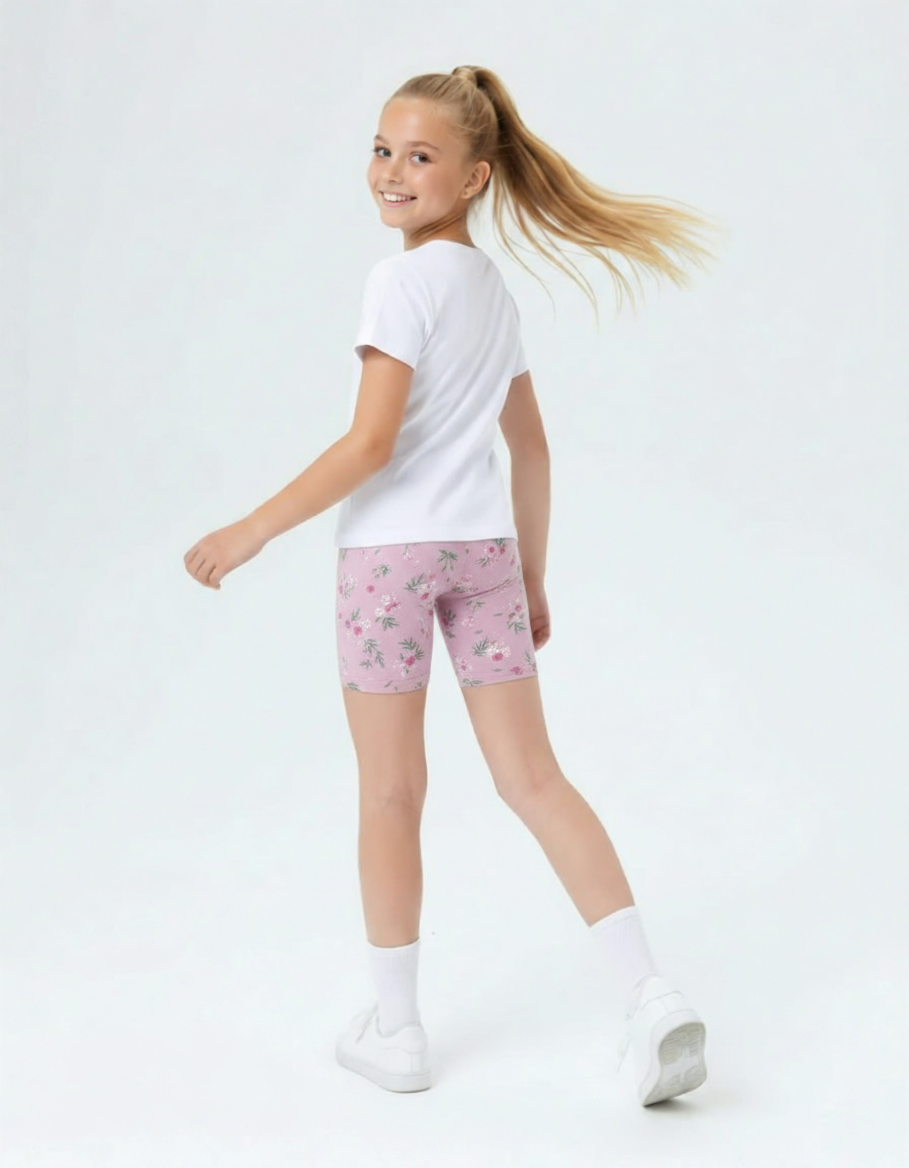 Велосипедки Персона Junior Сказочные цветы лиловые - фото 4