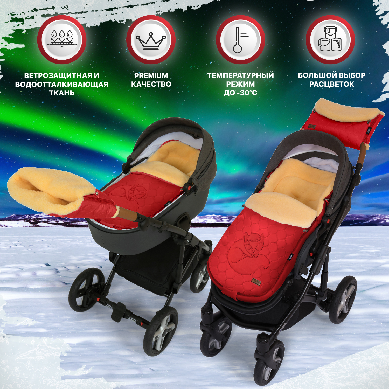 Конверт в коляску Nuovita Polare Pesco - фото 7